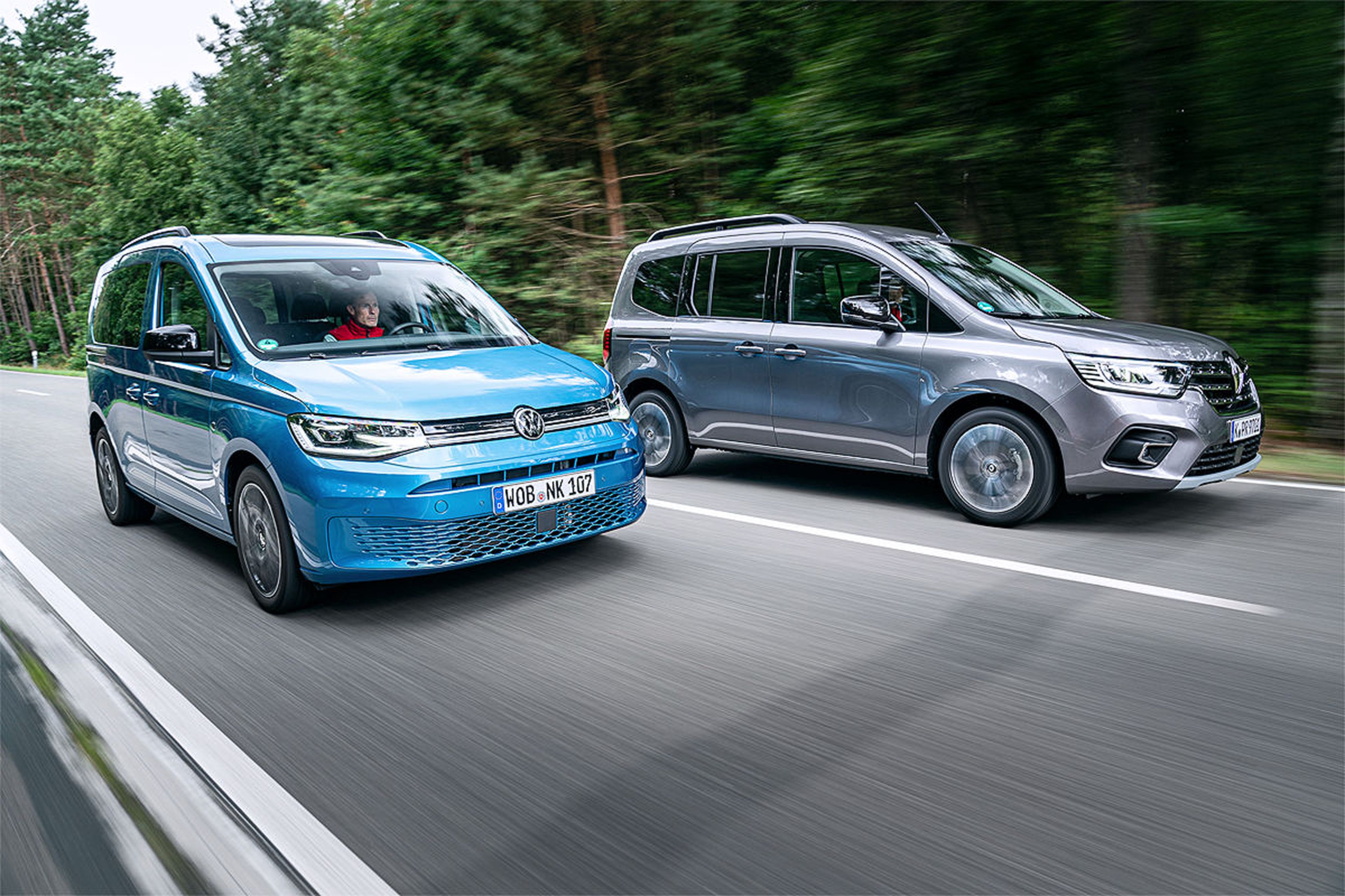 Volkswagen Caddy vs Renault Kangoo