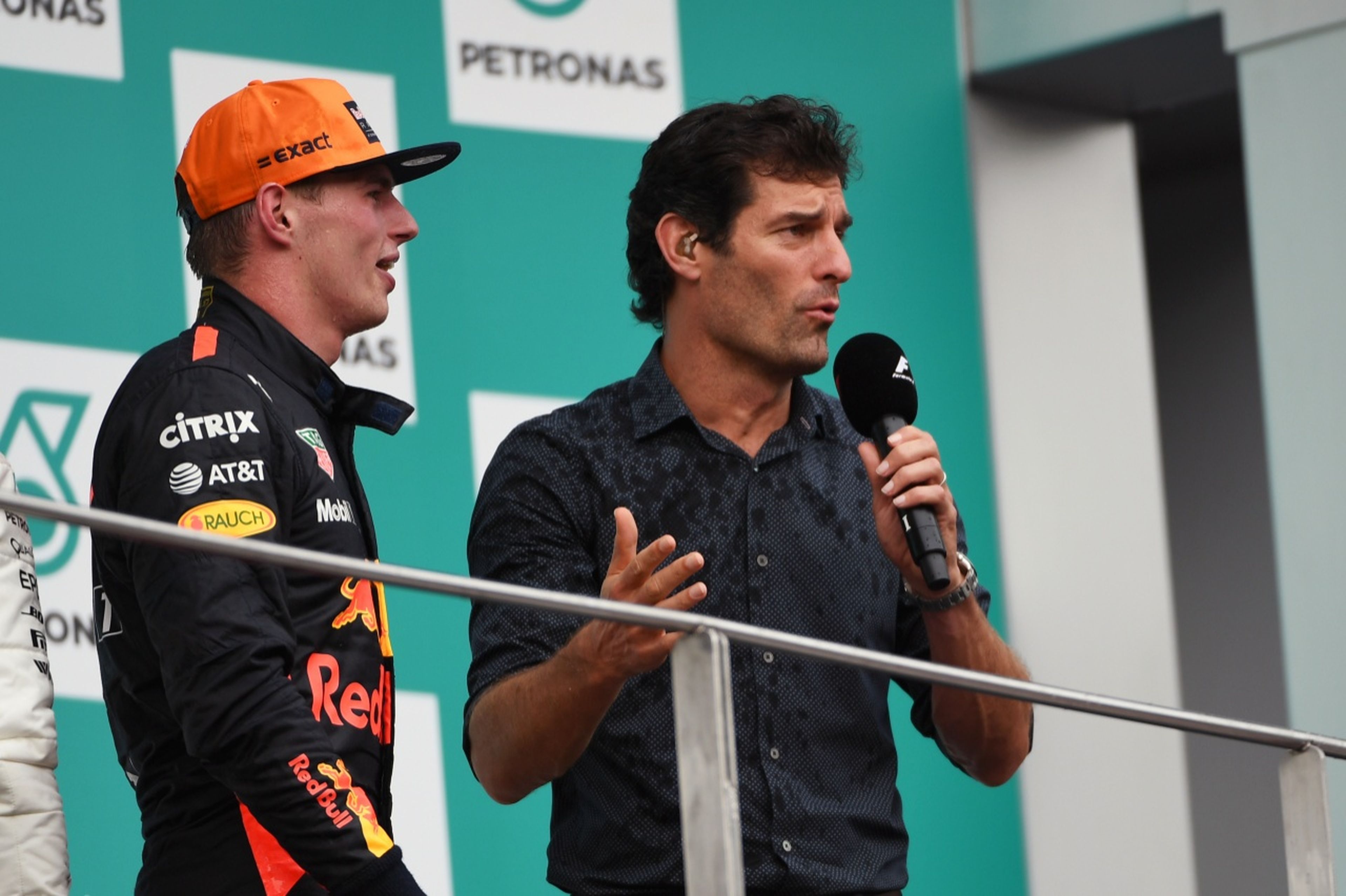 Webber y Verstappen