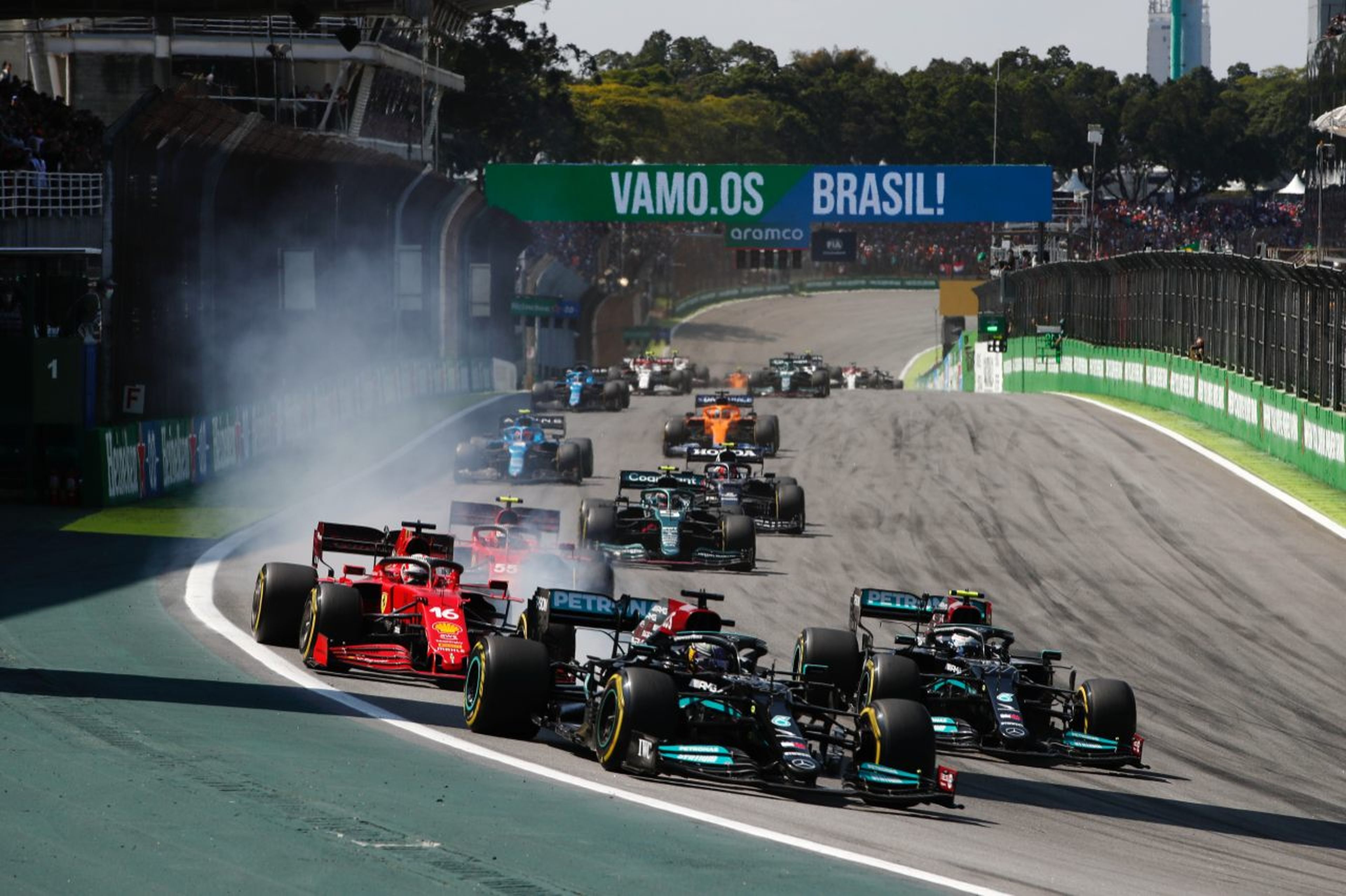 GP Brasil F1 2021 salida