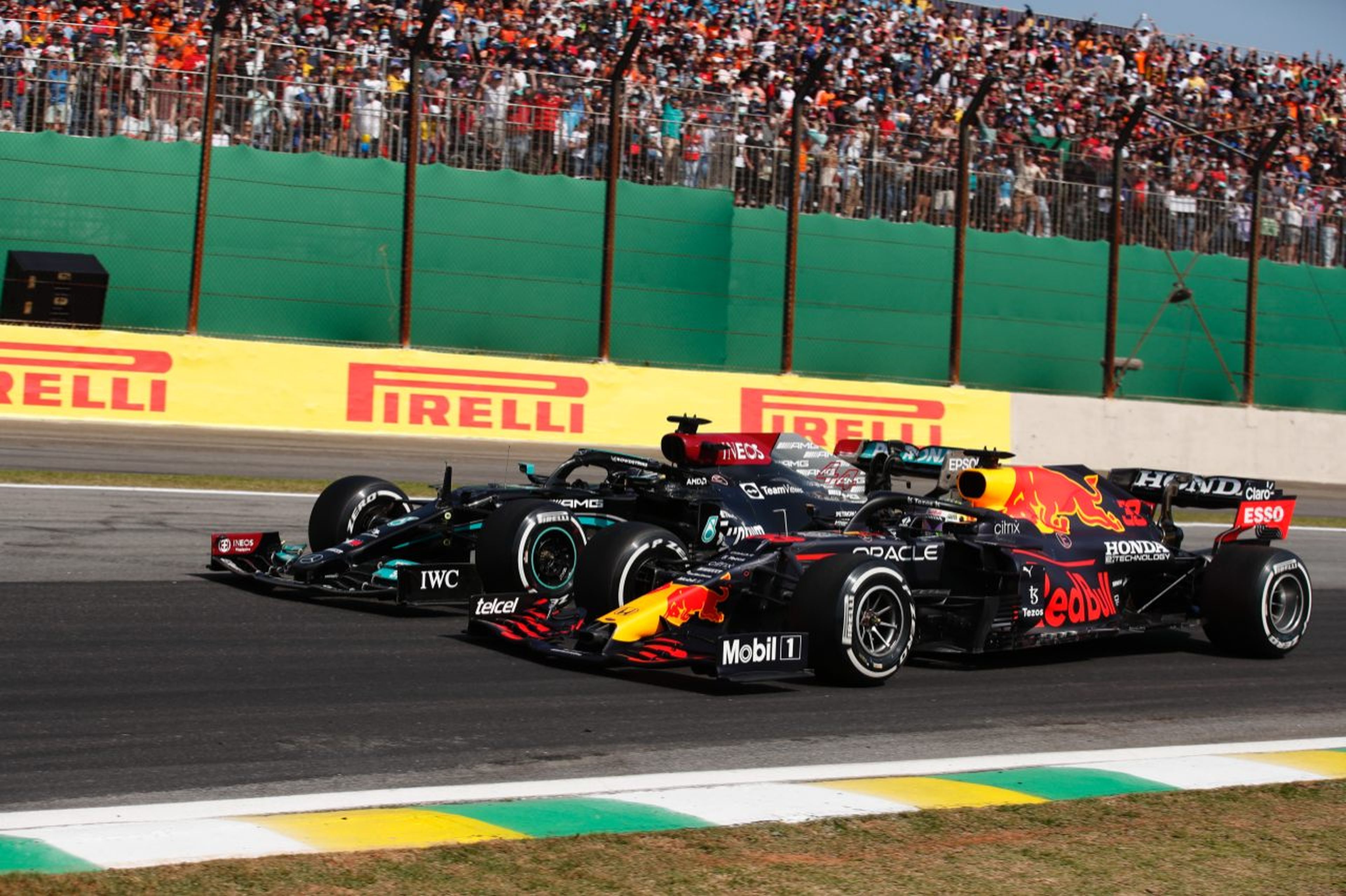 Hamilton vs Verstappen brasil 2021