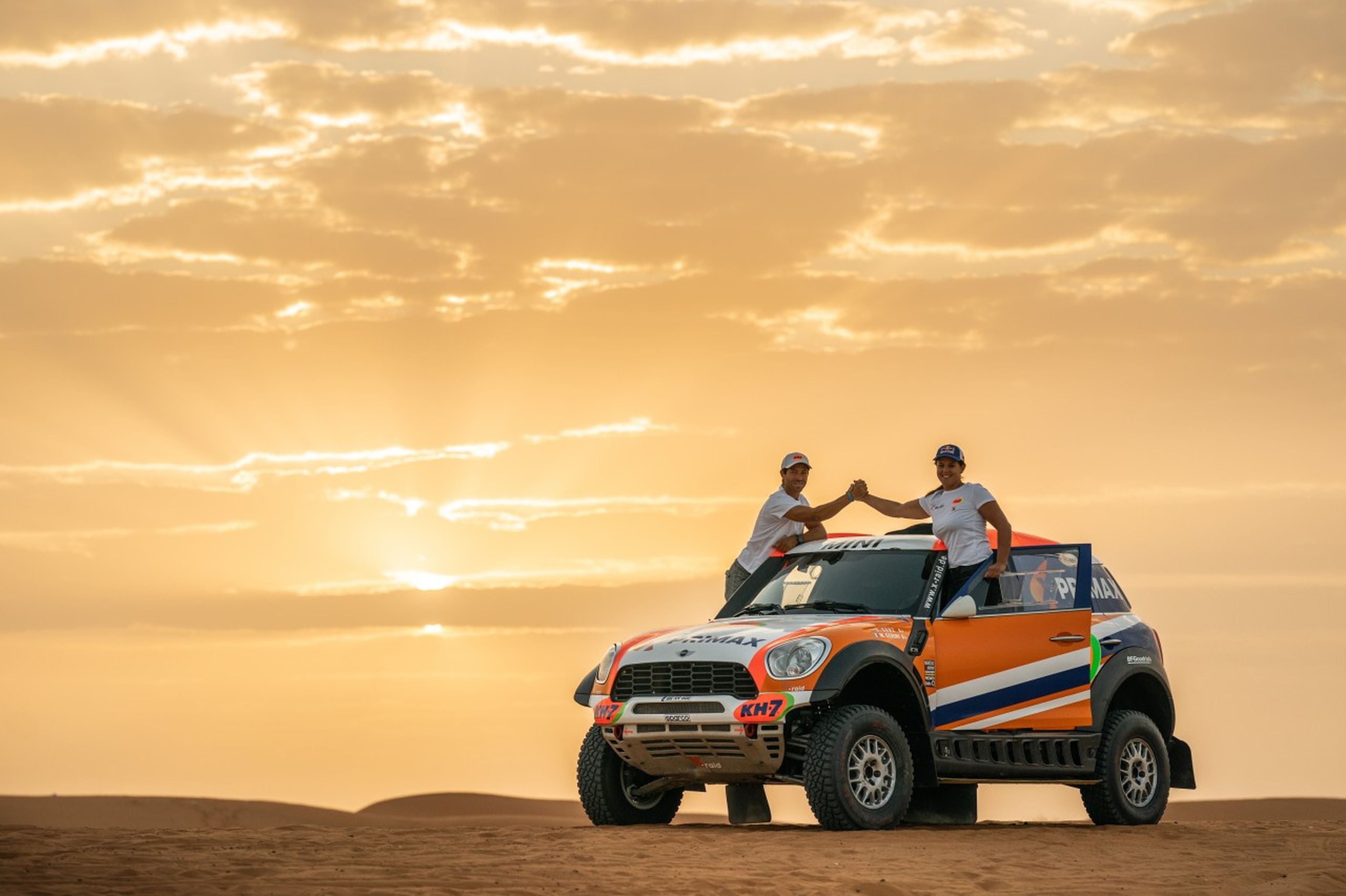 Laia Sanz y copiloto Dakar 2022