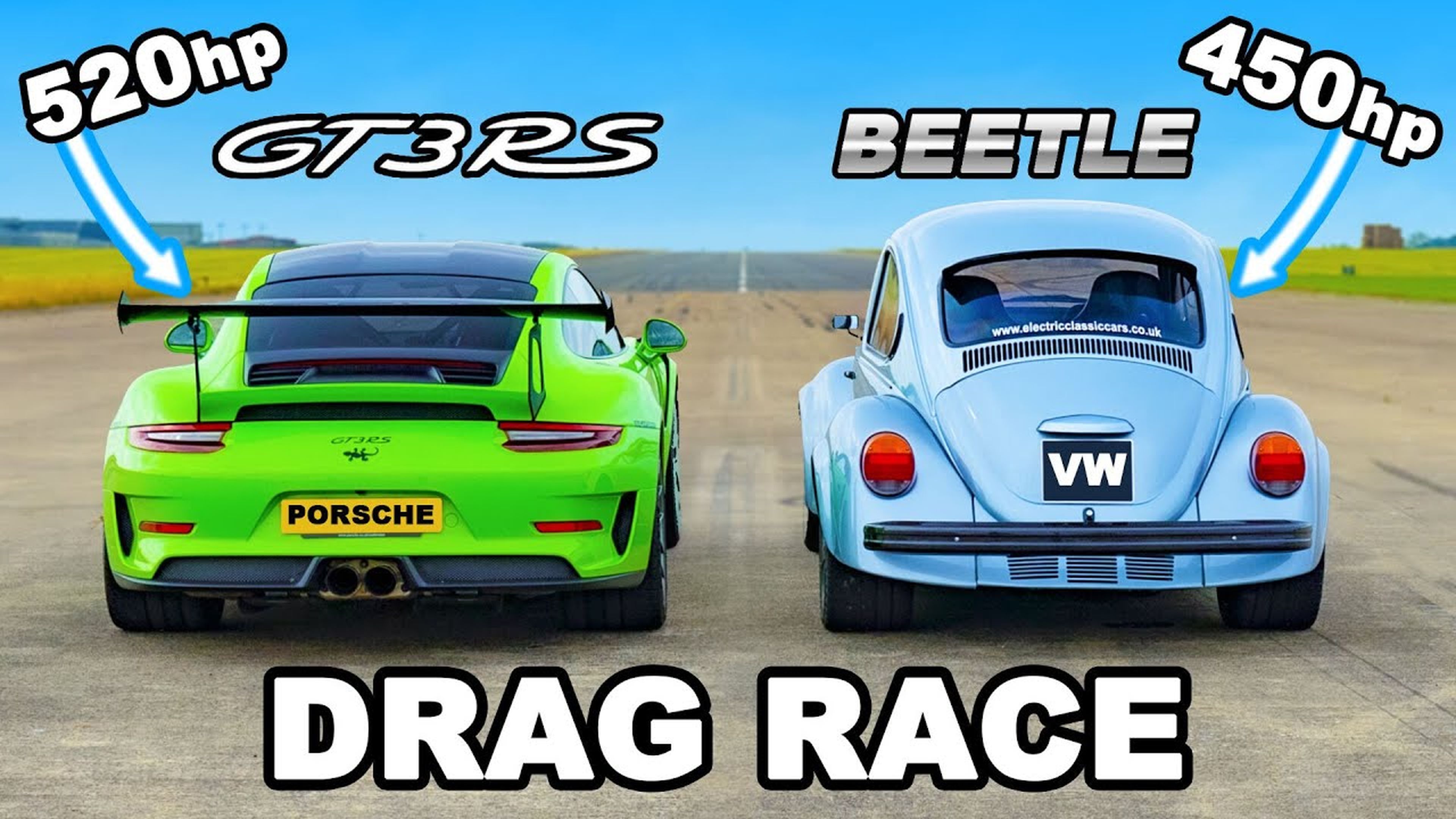 Porsche 911 vs Escarabajo