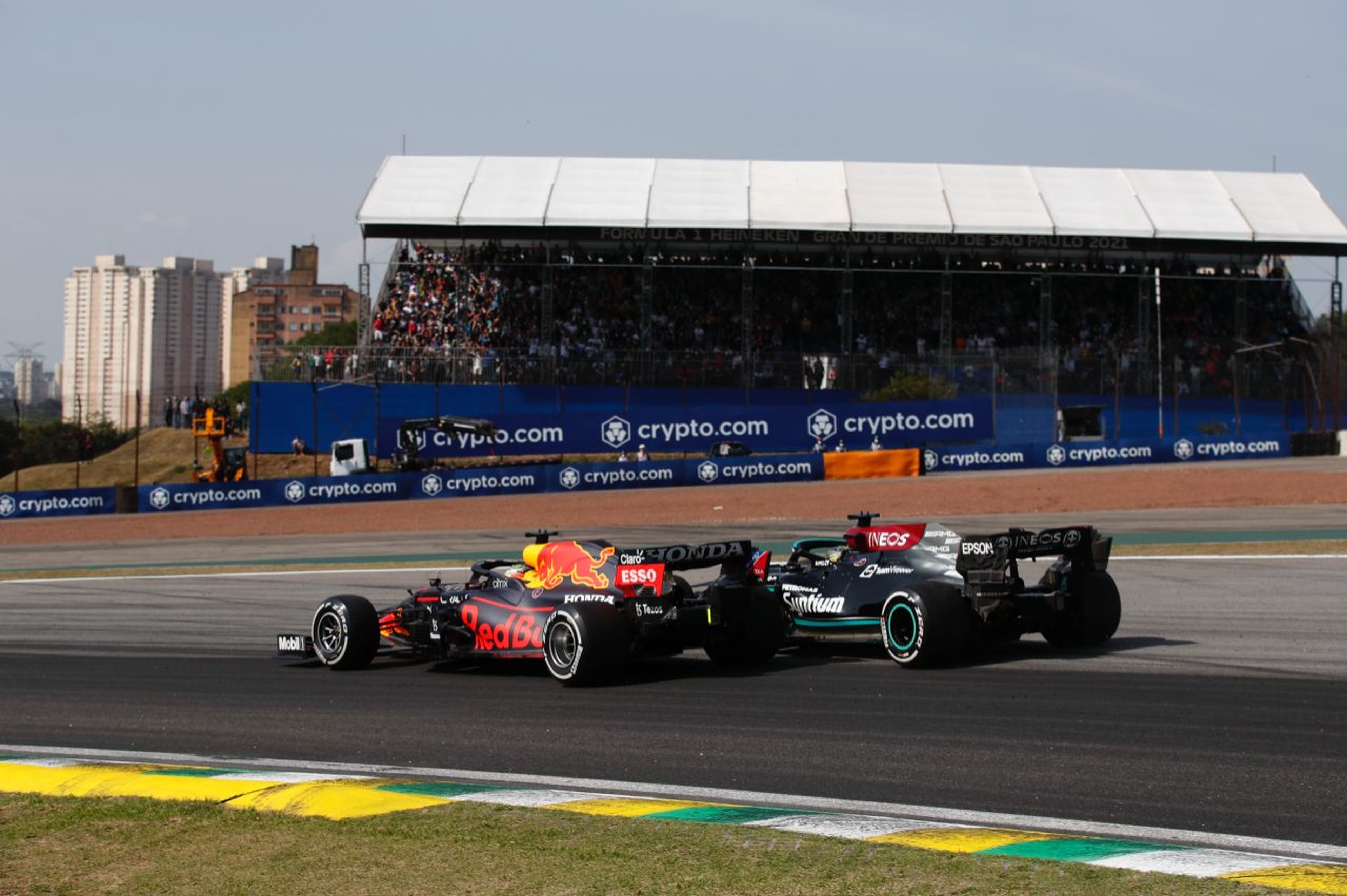 Verstappen y Hamilton F1 Brasil
