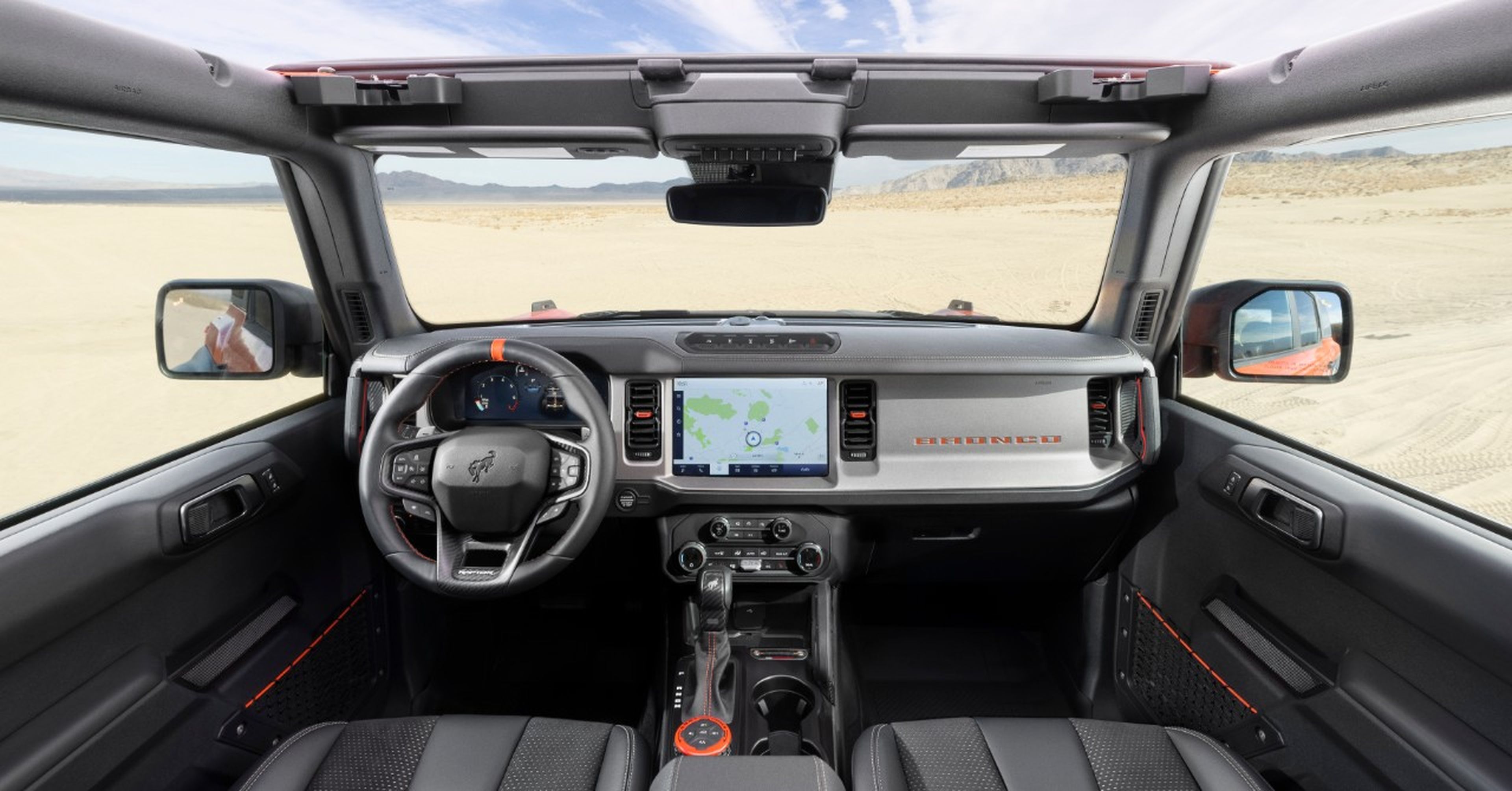 Interior y detalles del Ford Bronco Raptor 2022