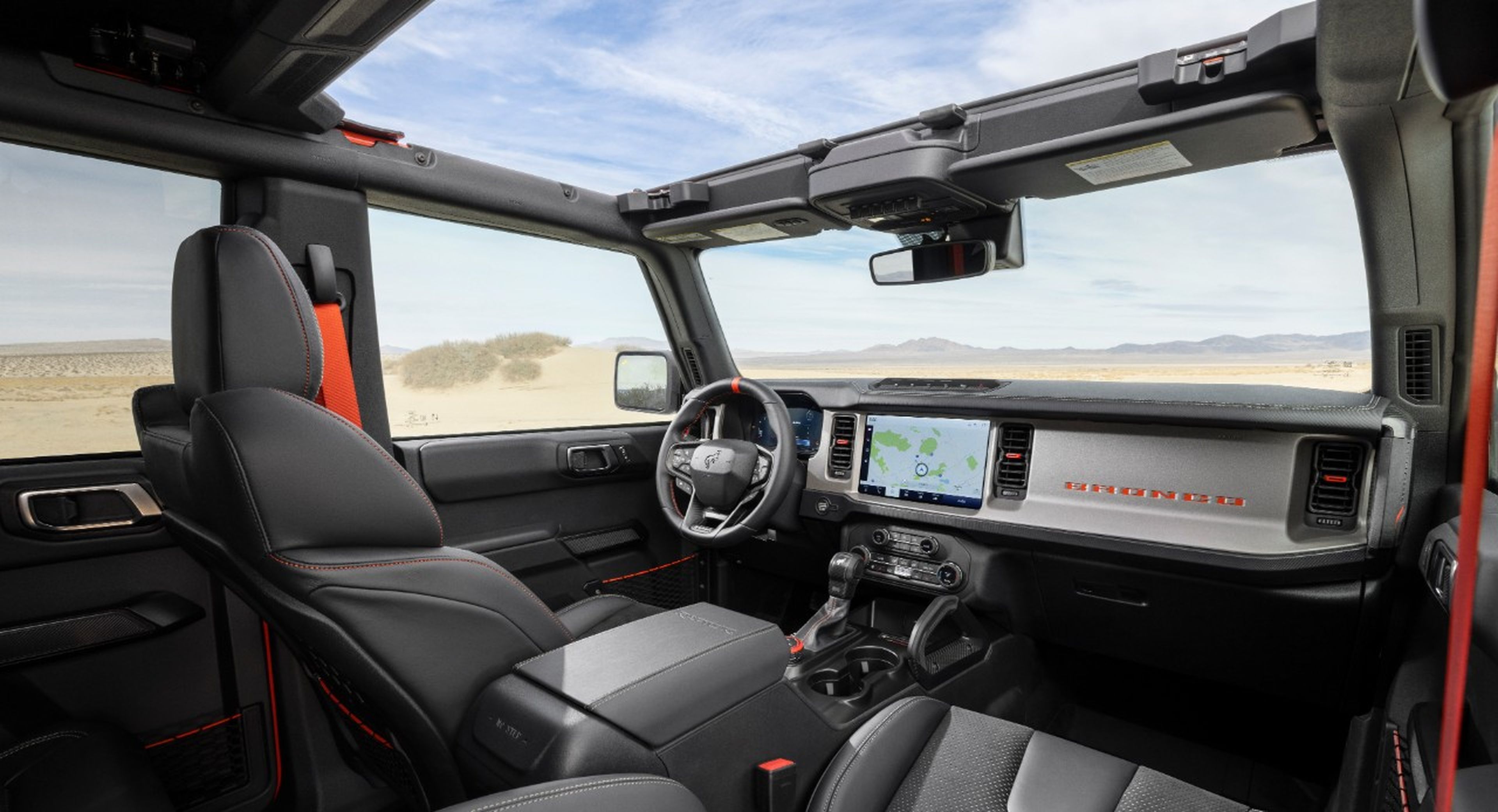 Interior y detalles del Ford Bronco Raptor 2022