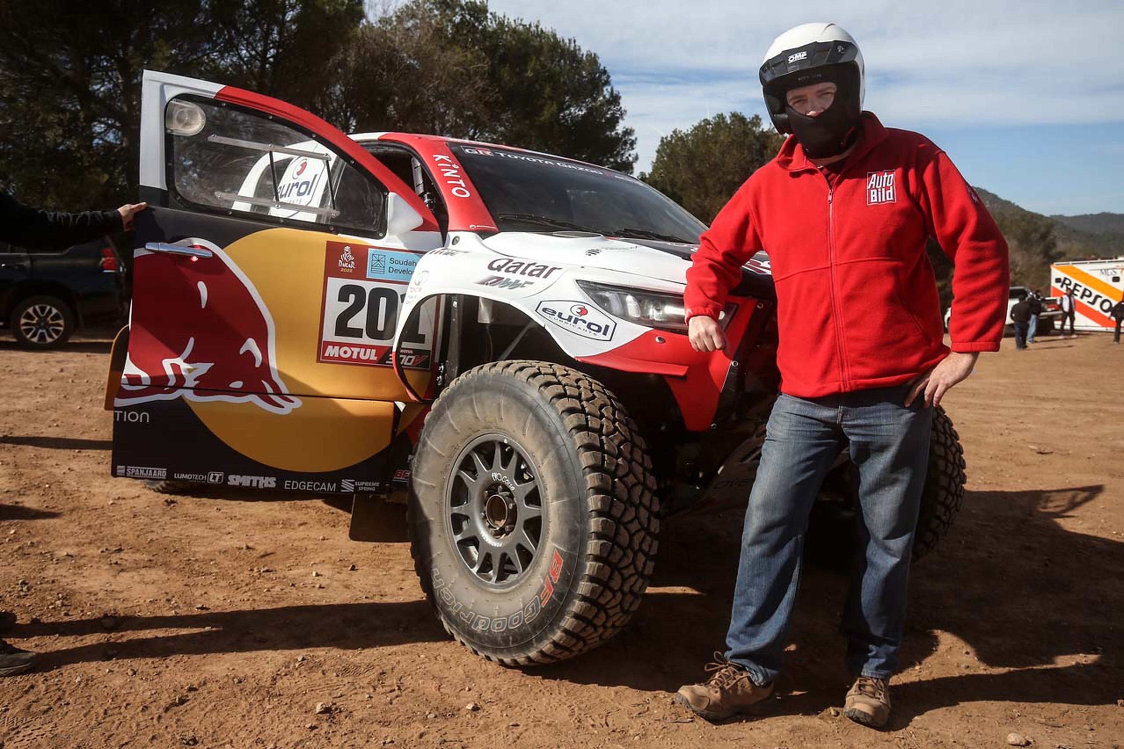 Copilotamos a Nasser Al-Attiyah e Isidre Esteve en sus coches del Dakar 2022