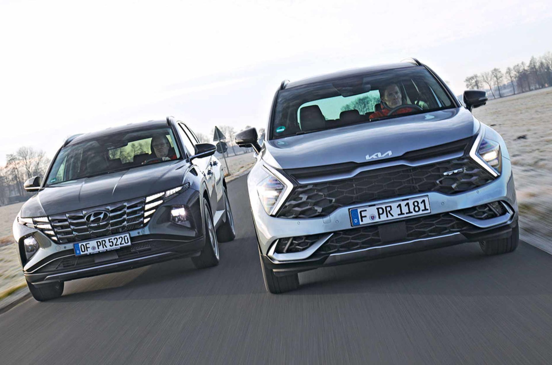 Duelo fraternal Hyundai Tucson vs Kia Sportage