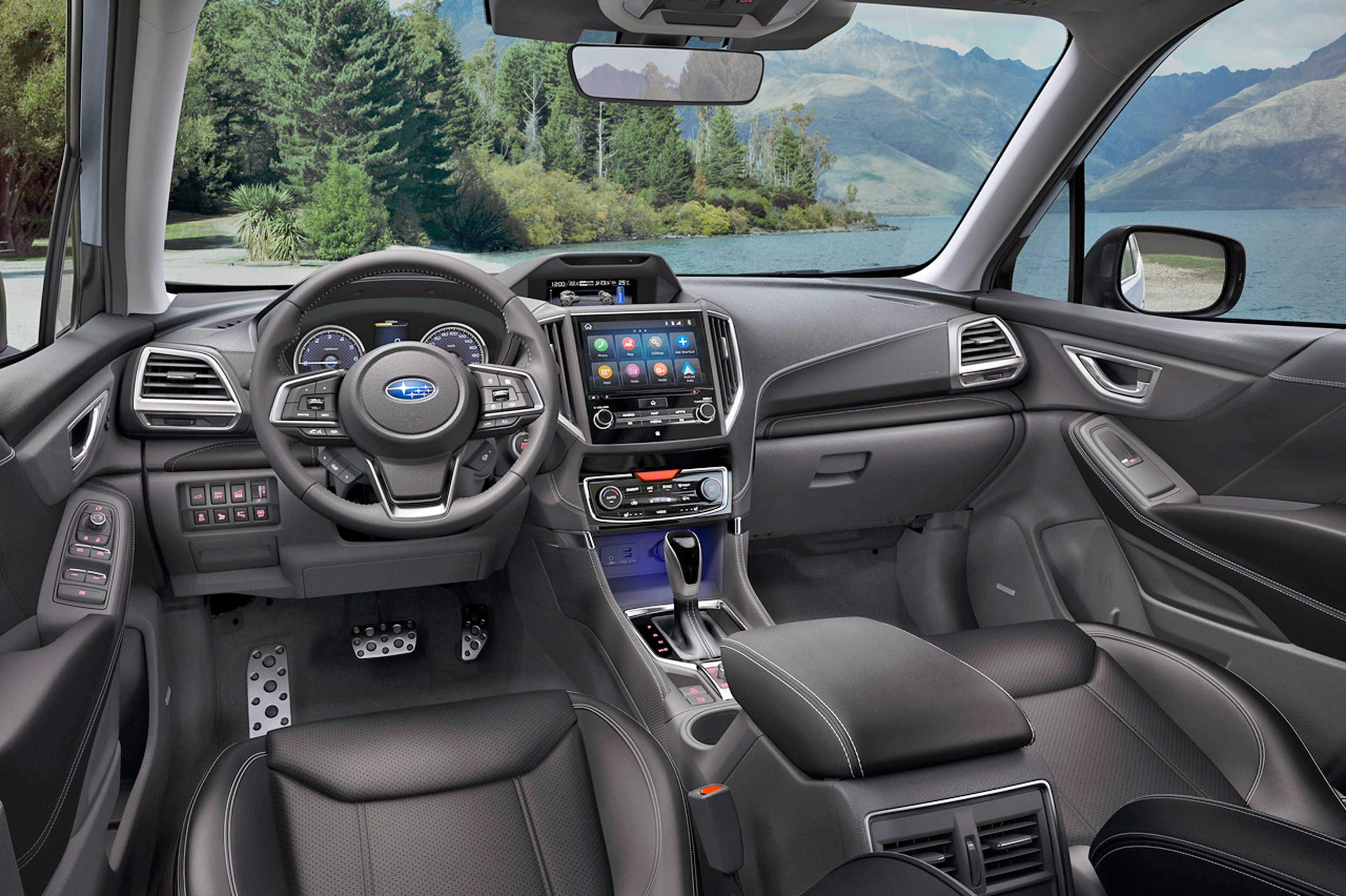 Interior del Subaru Forester 2022