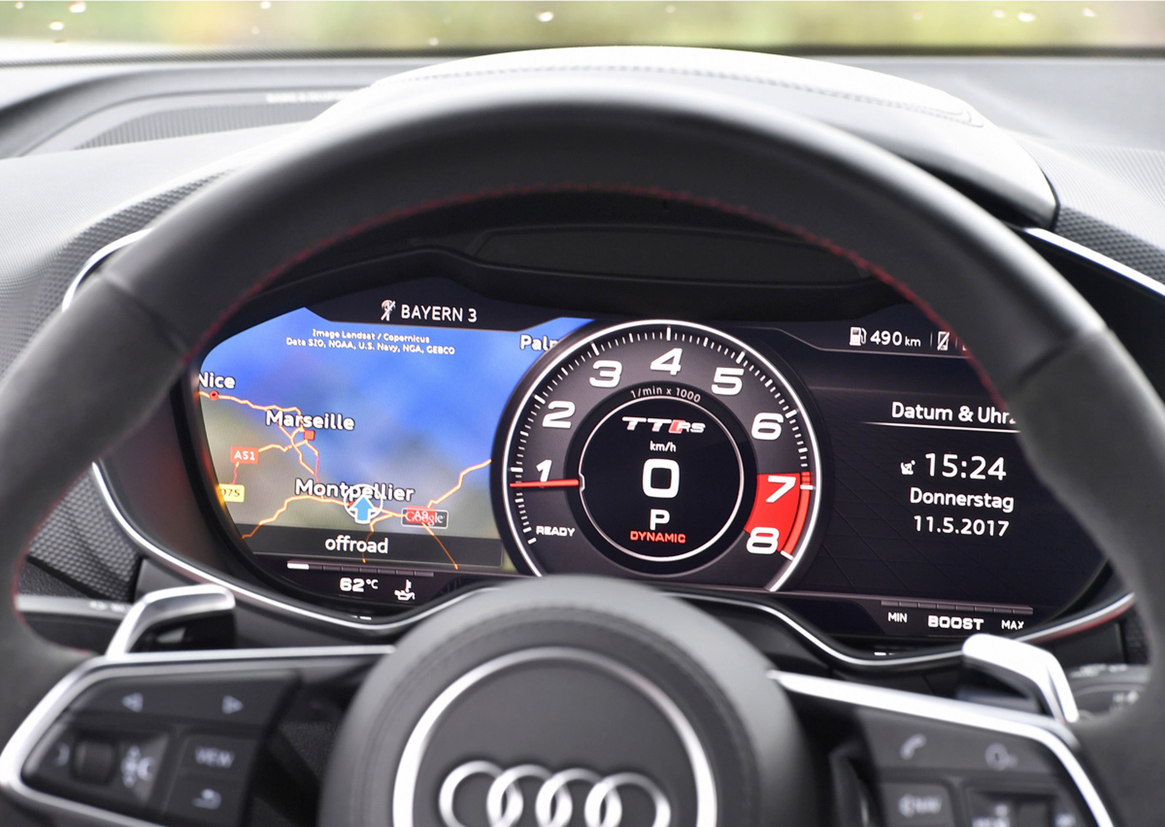 Virtual Cockpit del Audi TT RS