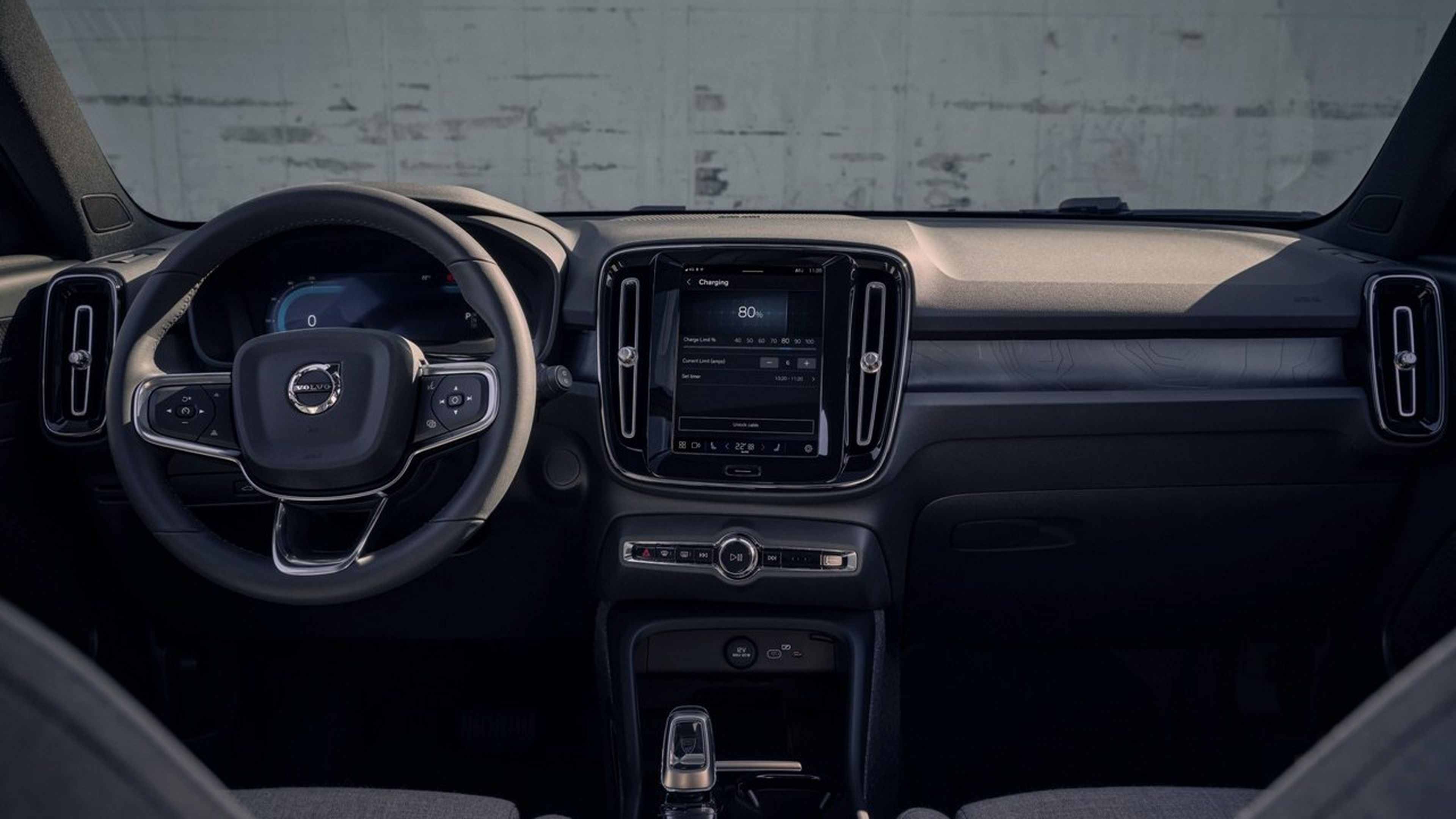 Mantiene las formas habituales de los interiores de Volvo