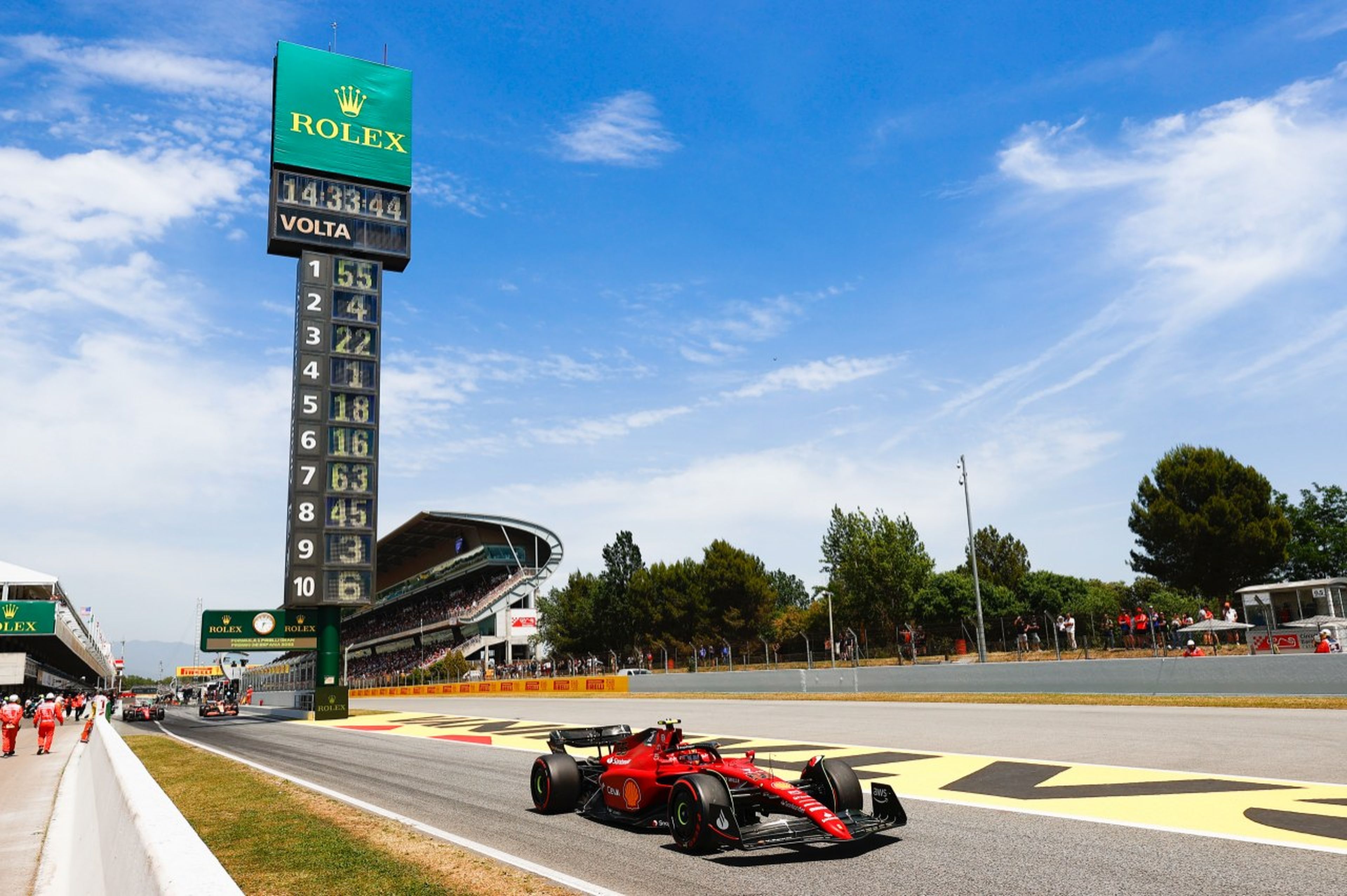 Carlos Sainz en el GP España F1 2022
