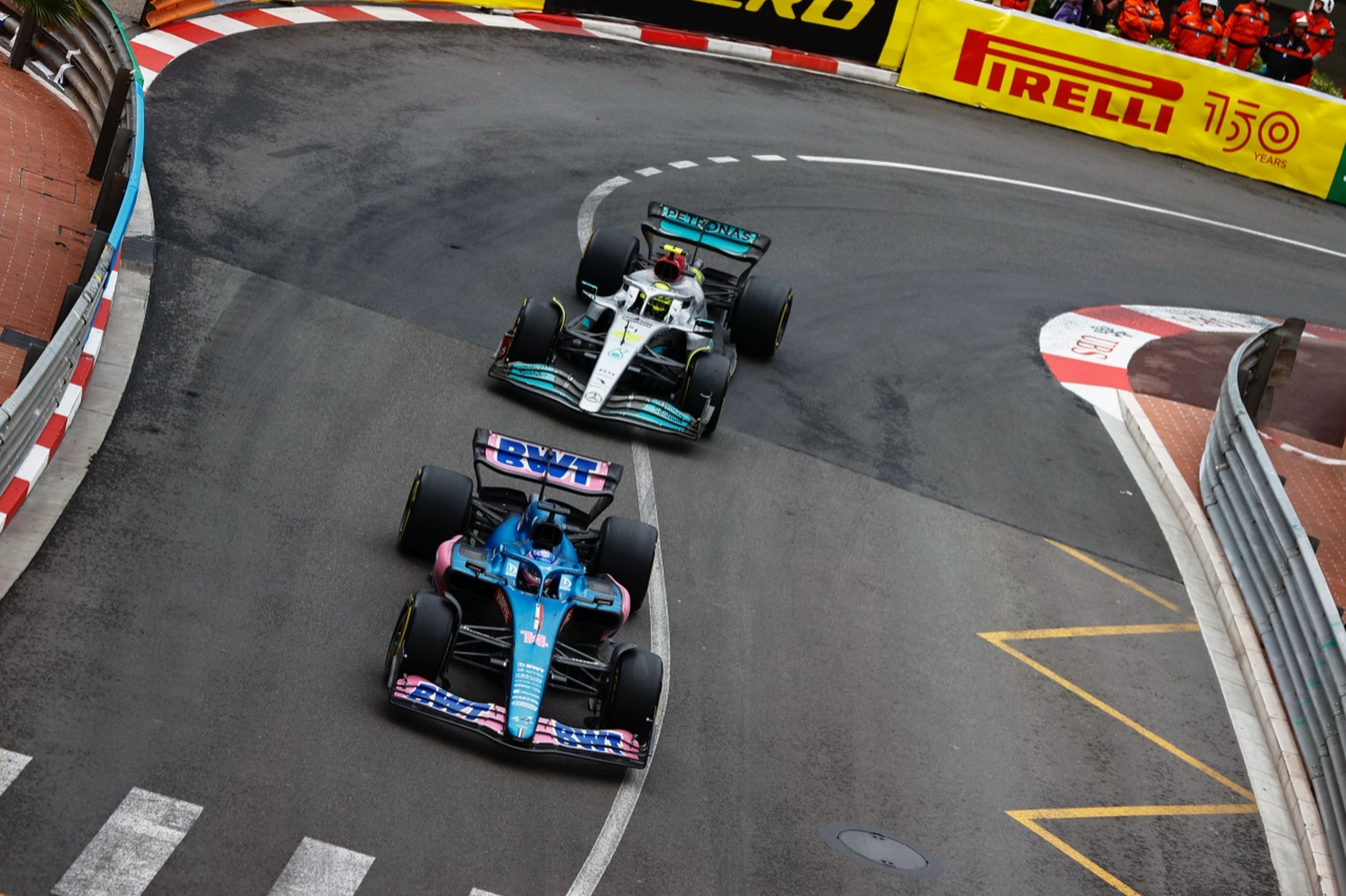 hamilton y Alonso GP Monaco 2022