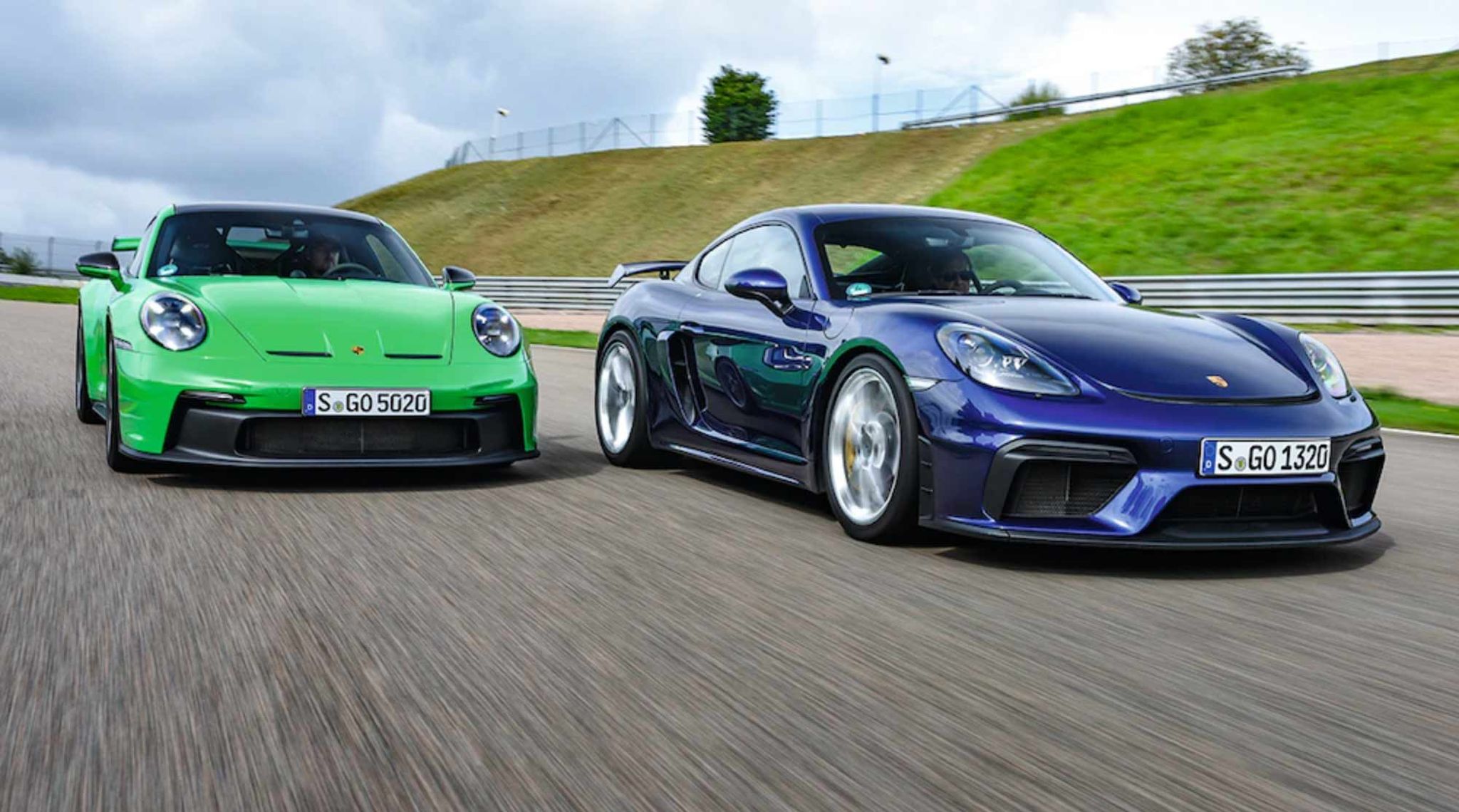 Duelo fraternal Porsche 718 Cayman GT4 vs. 911 GT3 Auto Bild España