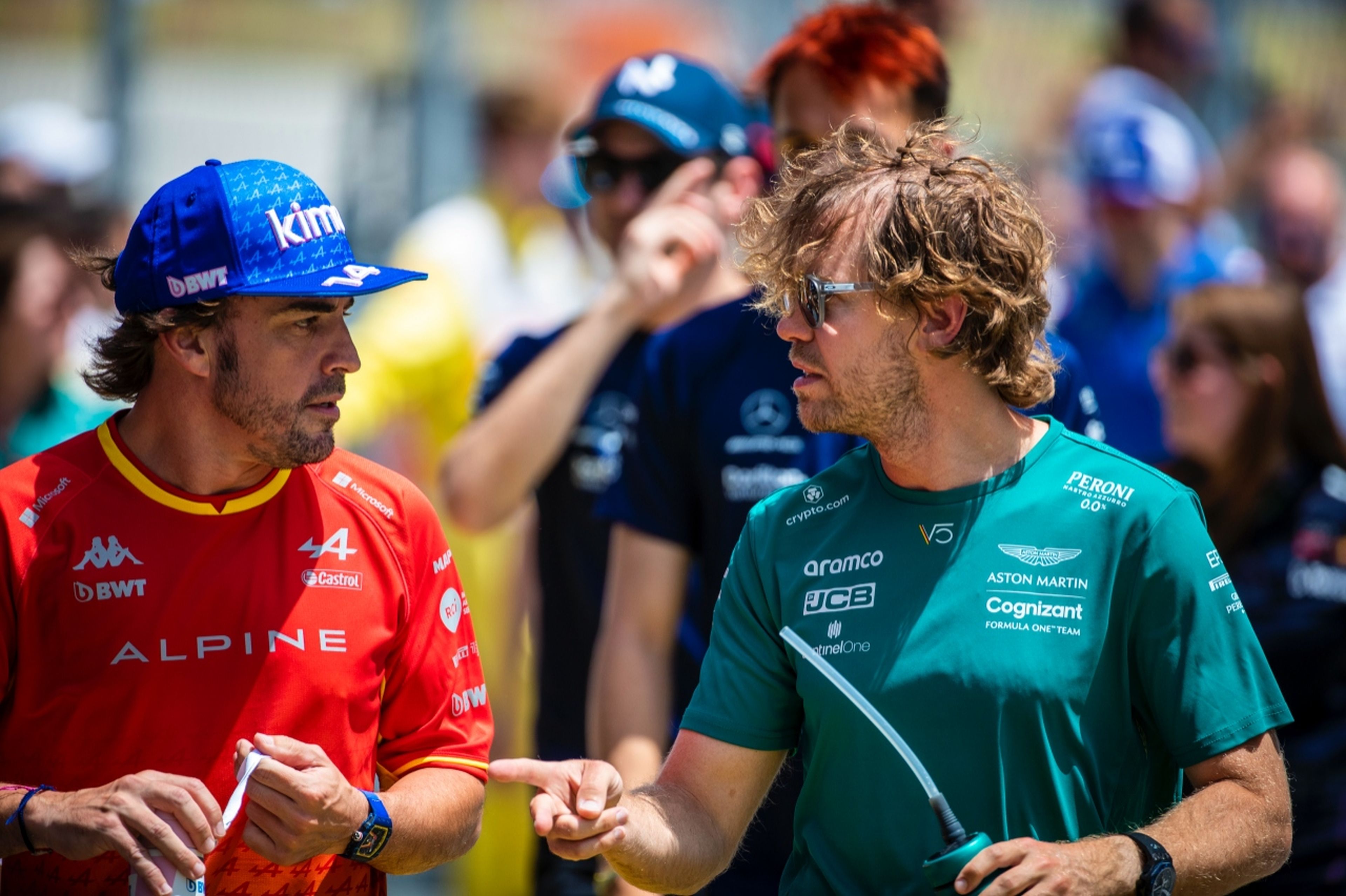 Alonso y Vettel 2023