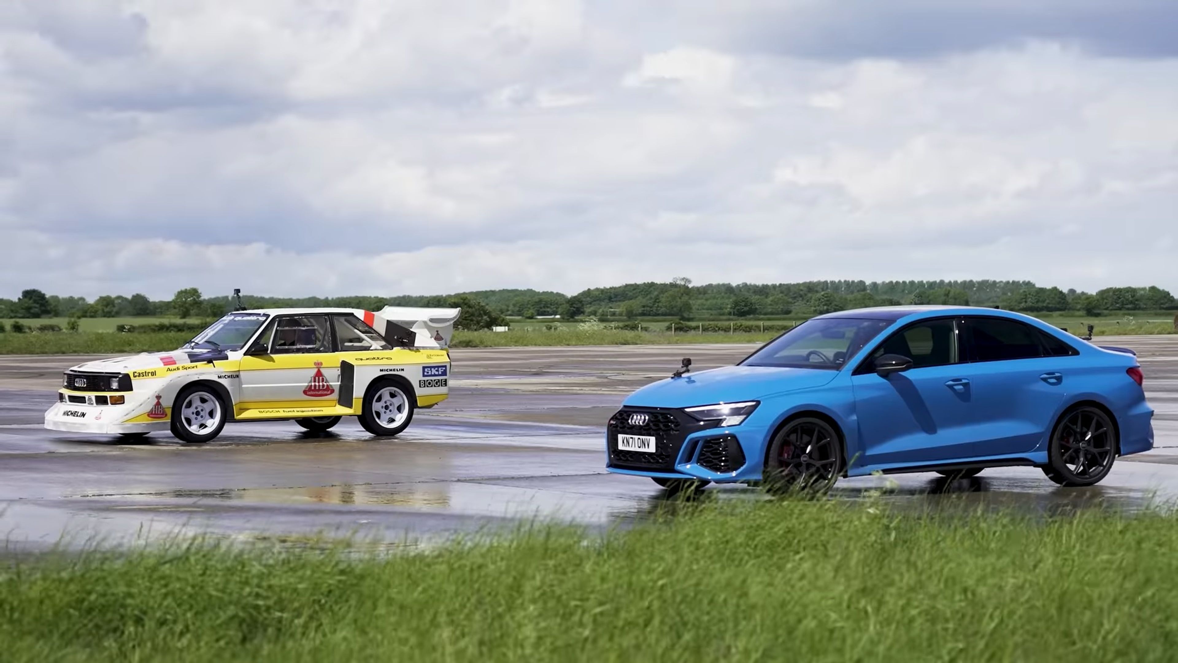 Audi RS3 contra Sport Quattro S1
