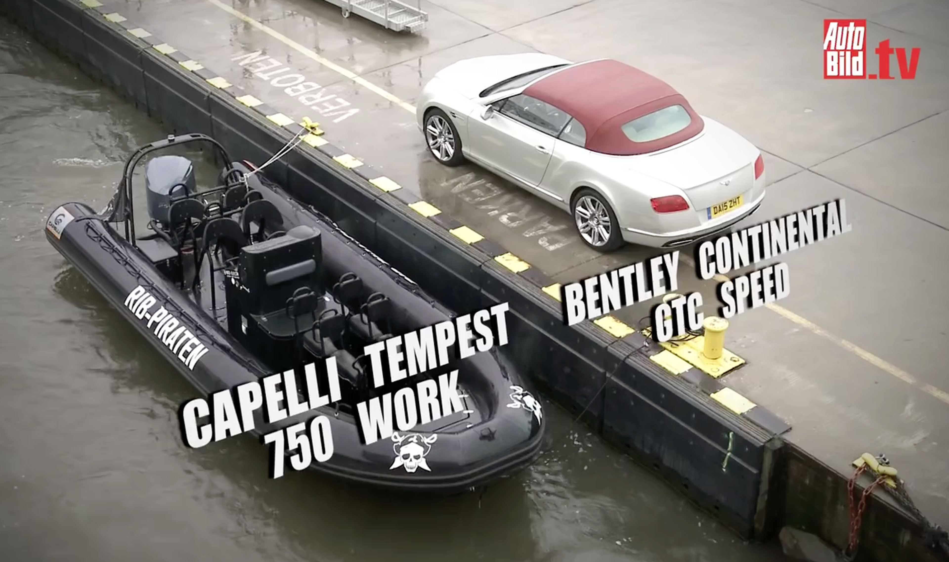 Bentley vs Speedboat