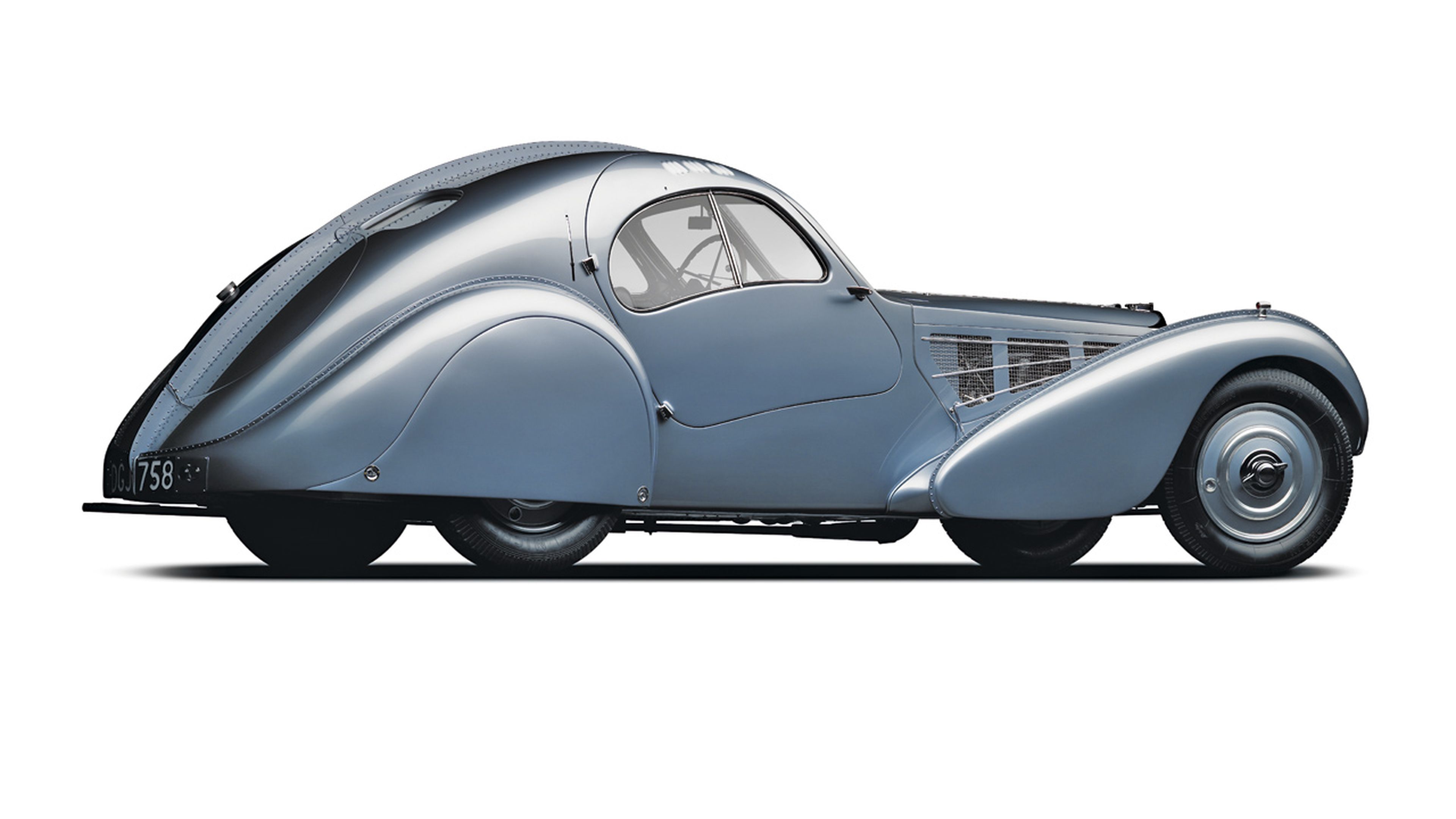 El Bugatti Type 57SC de 1936 presente en la exposición