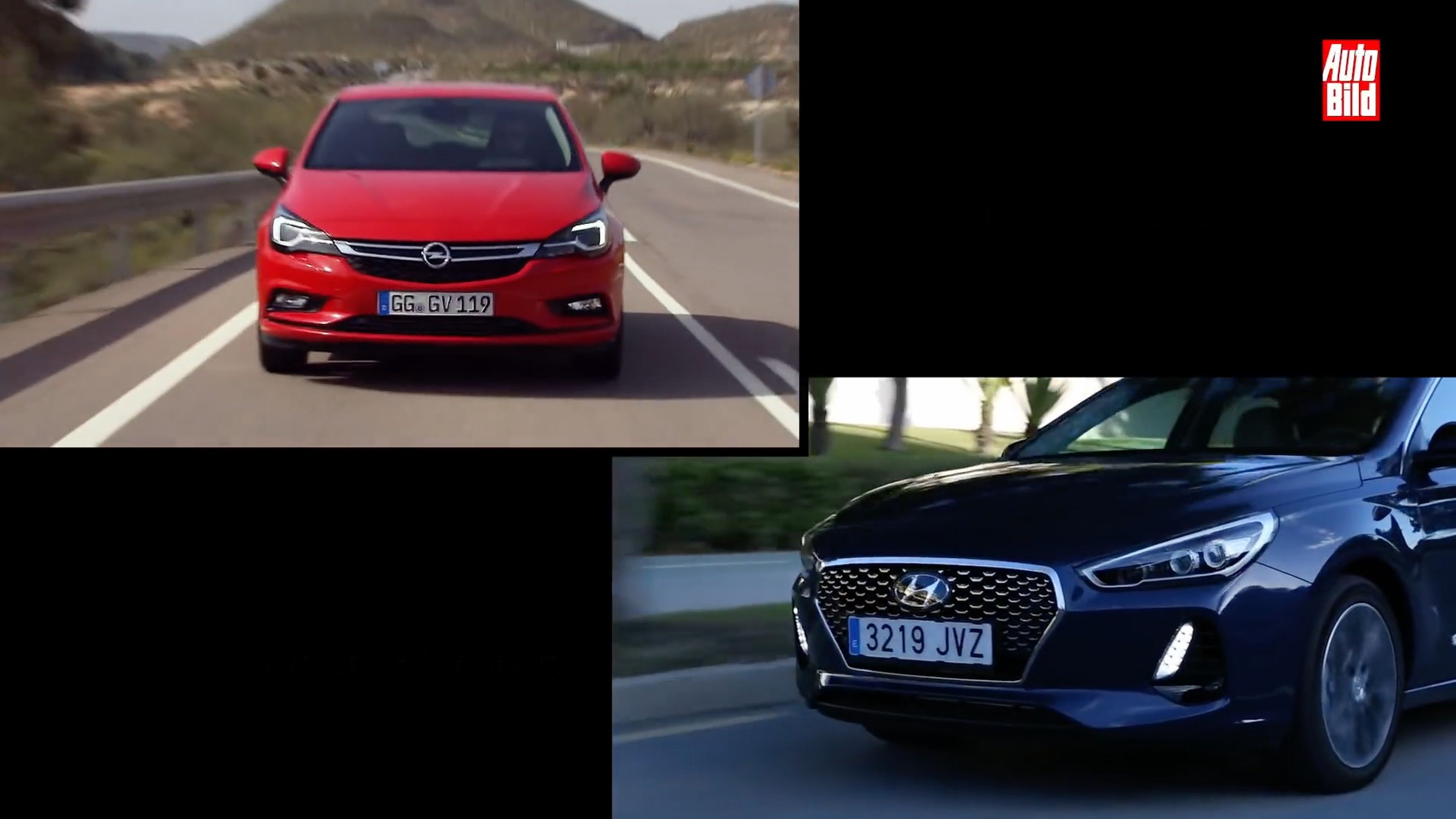 Comparativa en vídeo: Hyundai i30 contra Opel Astra
