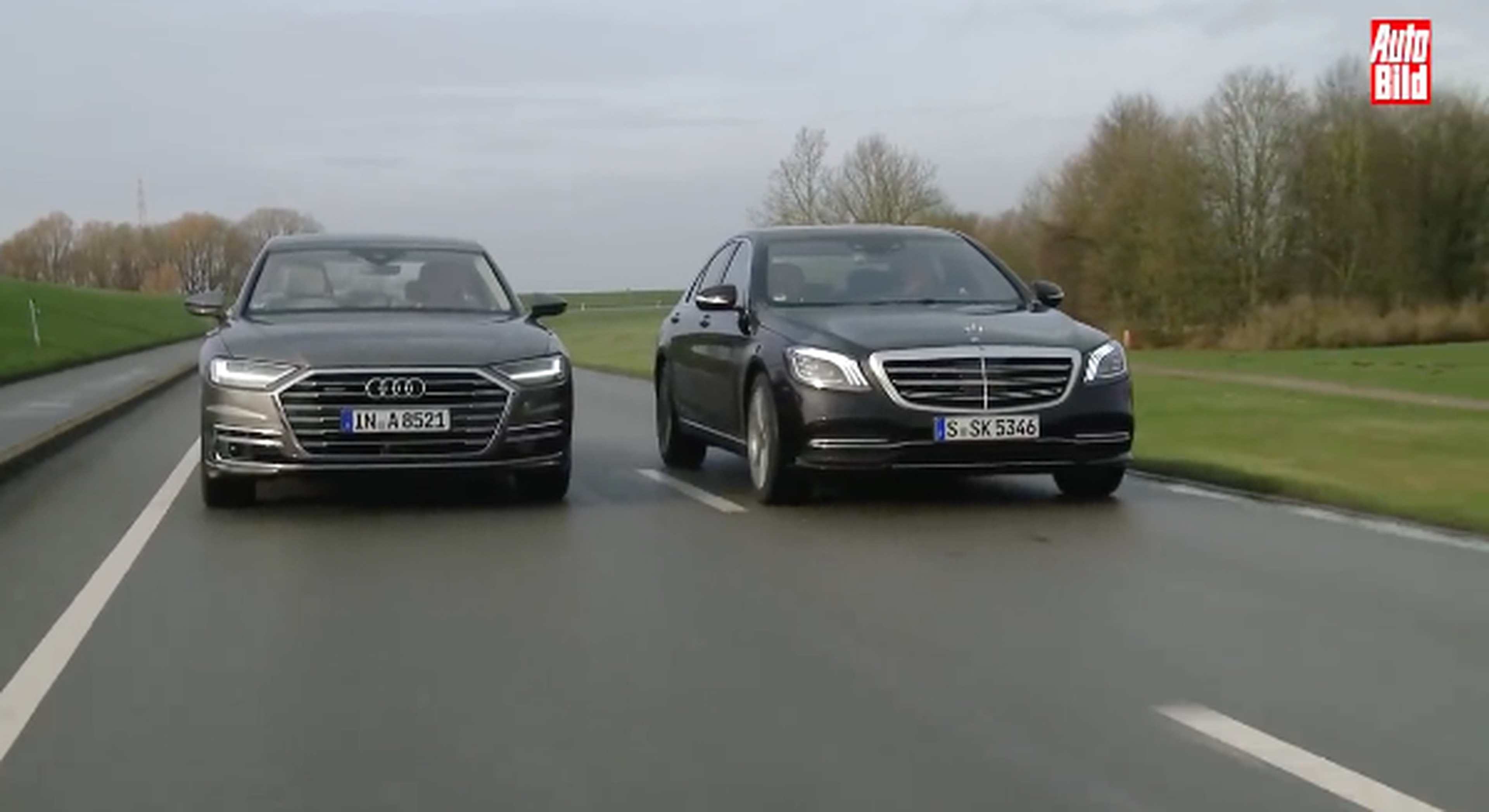 Comparativa en vídeo: Mercedes Clase S vs Audi A8