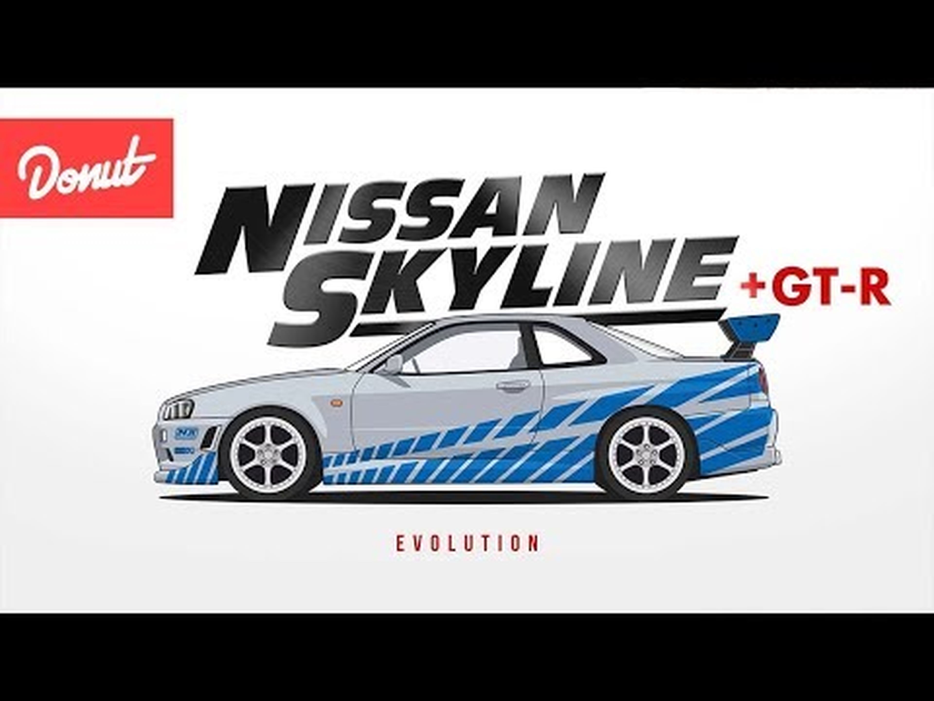 Evolution of the Nissan Skyline [ + GT-R ] | Donut Media
