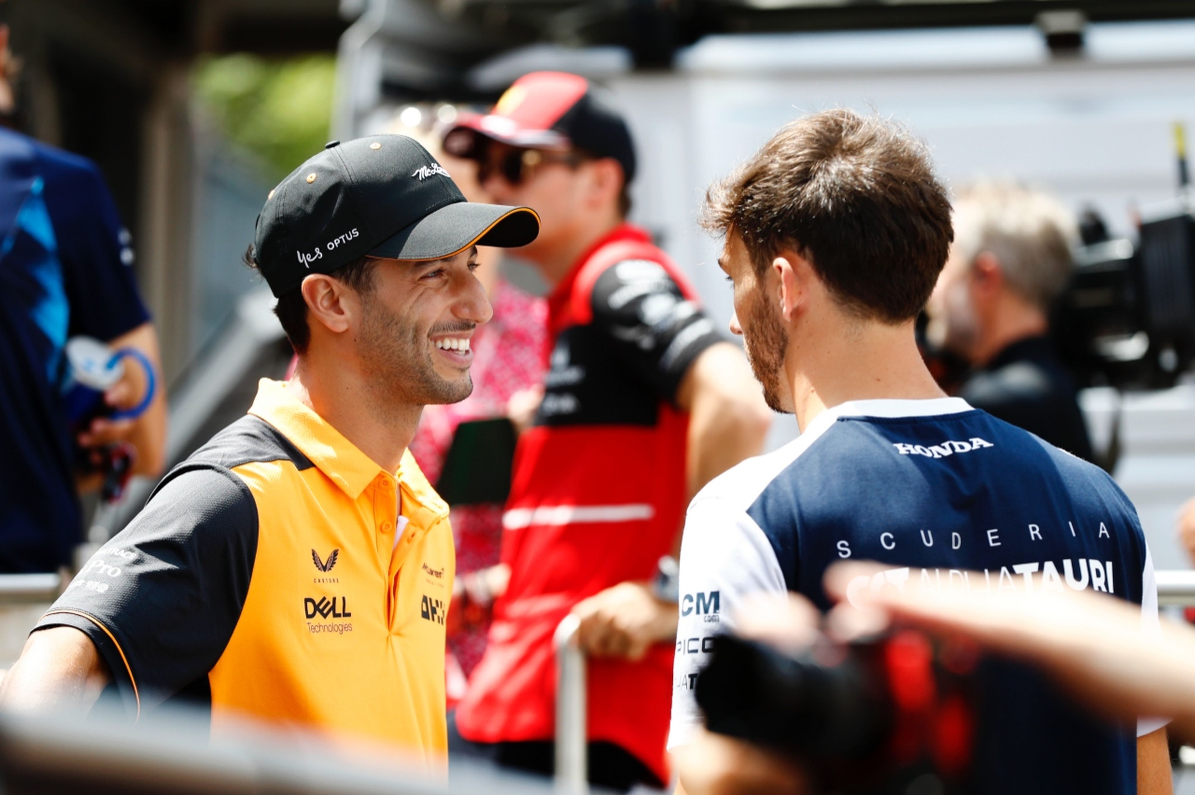 Gasly y Ricciardo