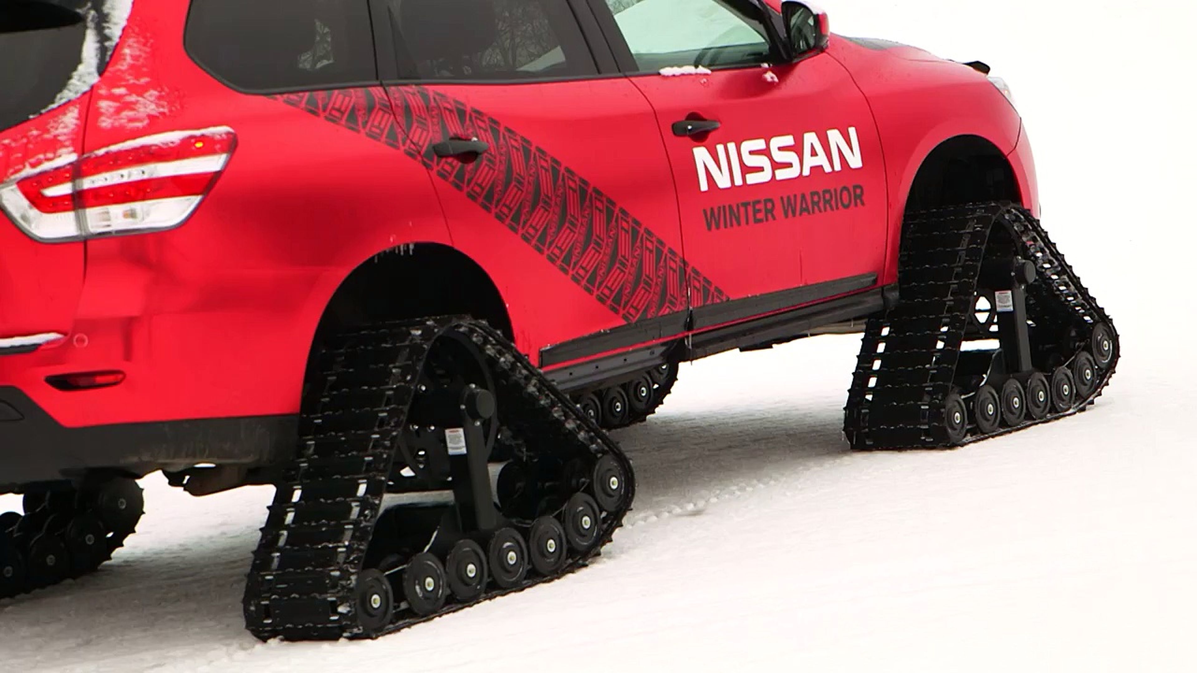 Guerreros de Nissan sobre nieve