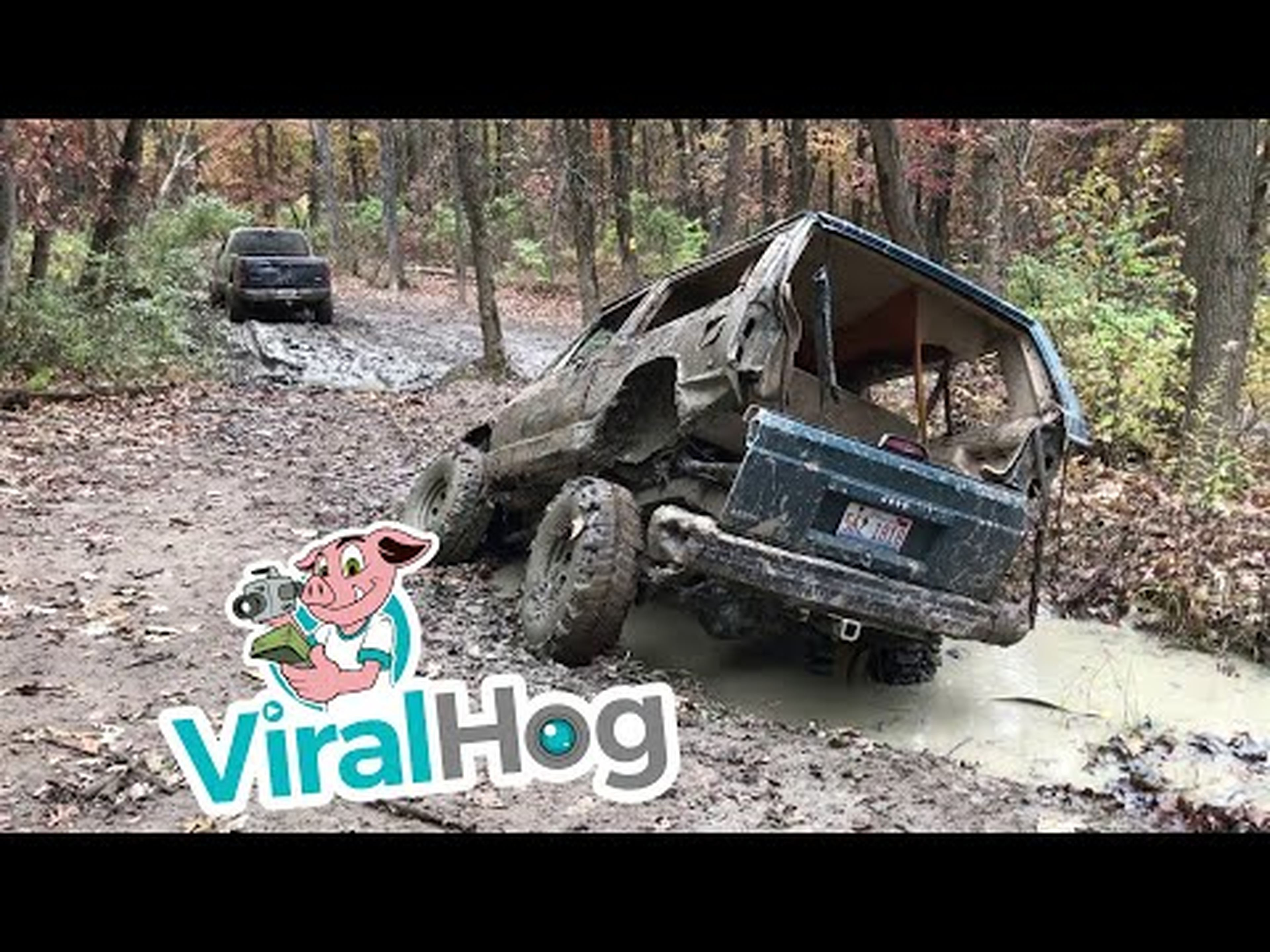 Jeep Vs. Mud Hole || ViralHog