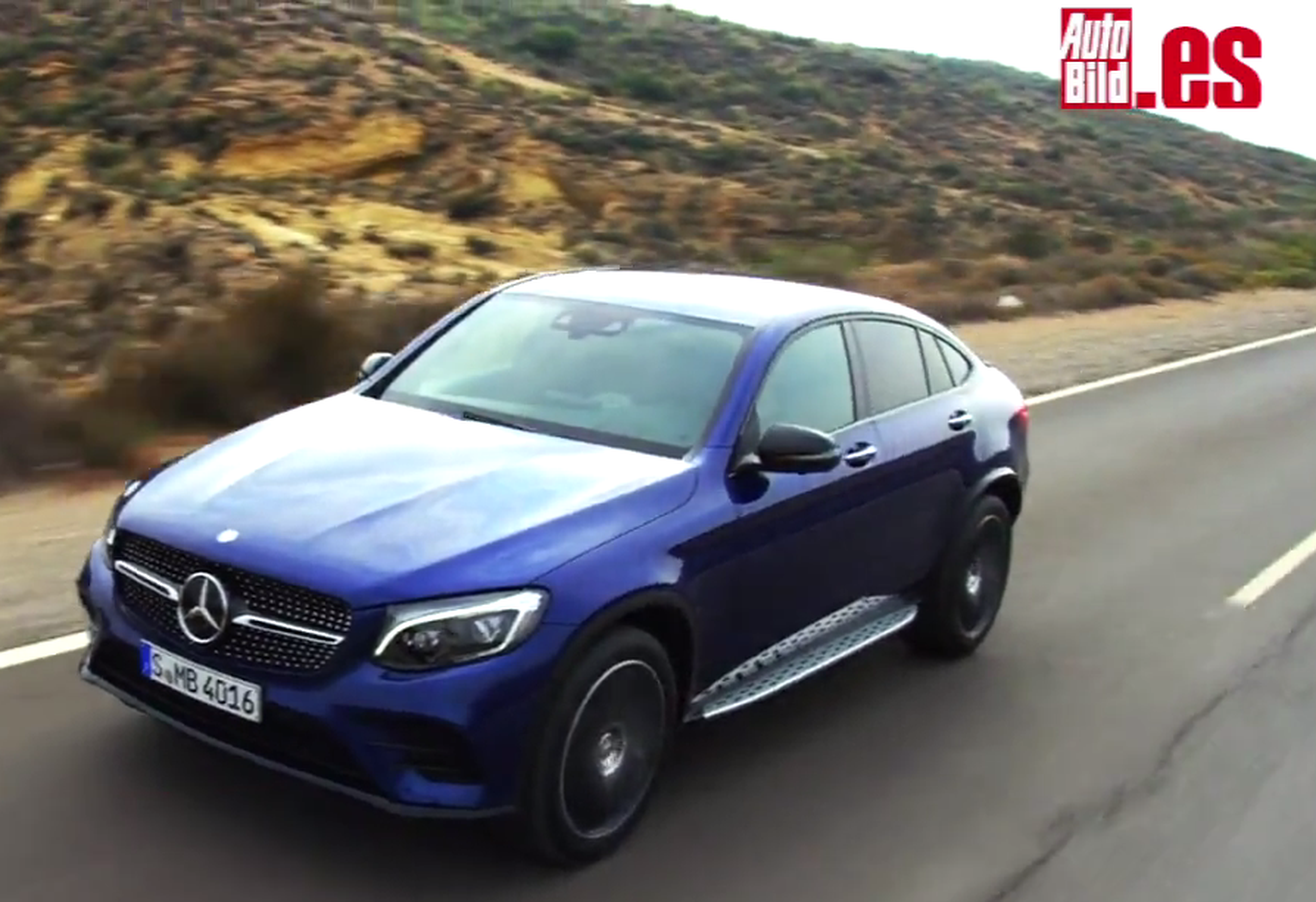 Nuevo Mercedes GLC Coupé, mira como luce en acción