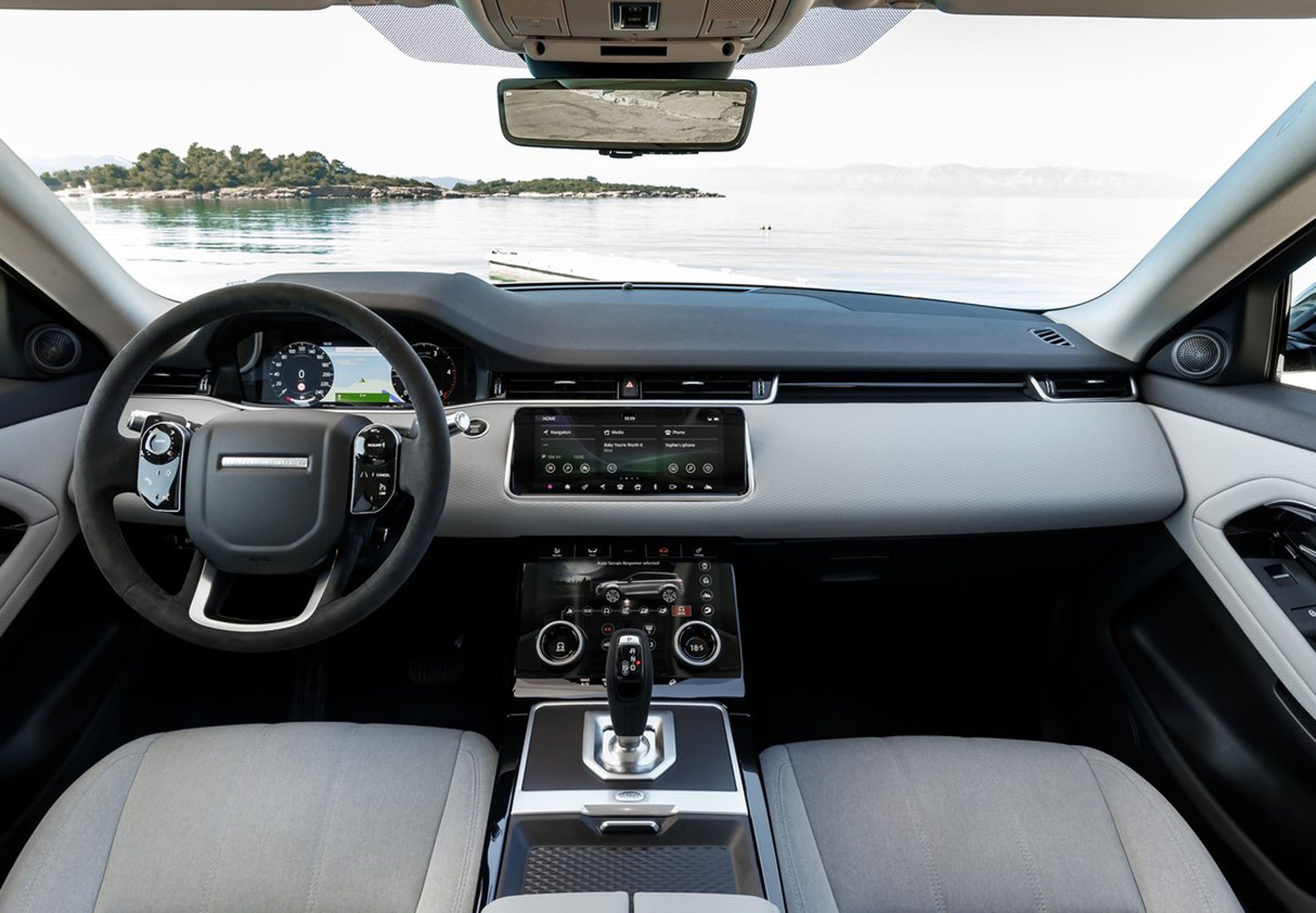 Prueba Range Rover Evoque PHEV interior