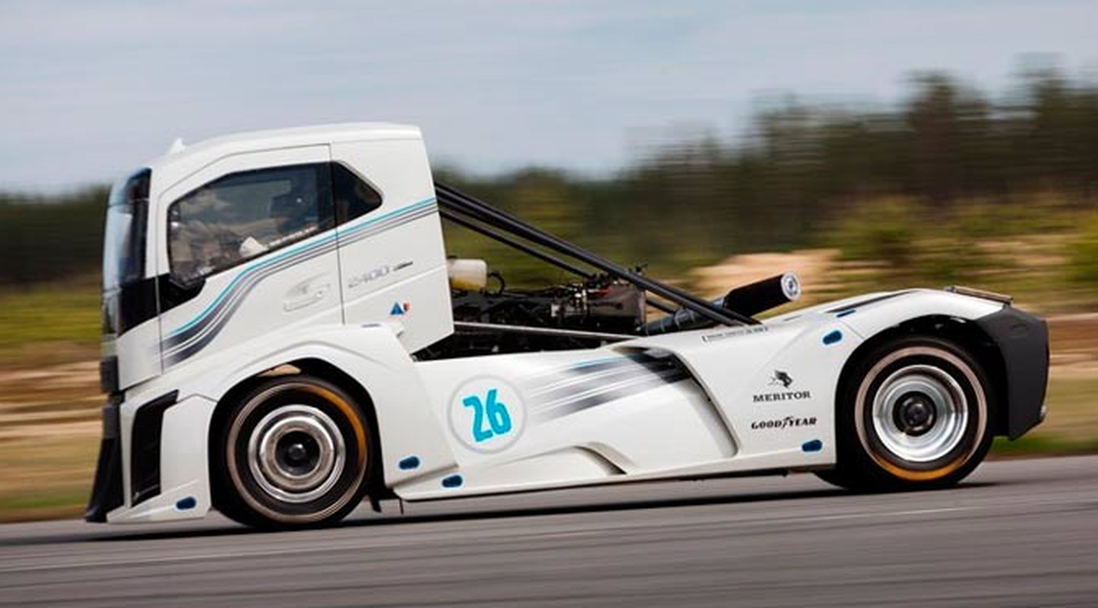 Record: Volvo tiene el camión más rápido del mundo