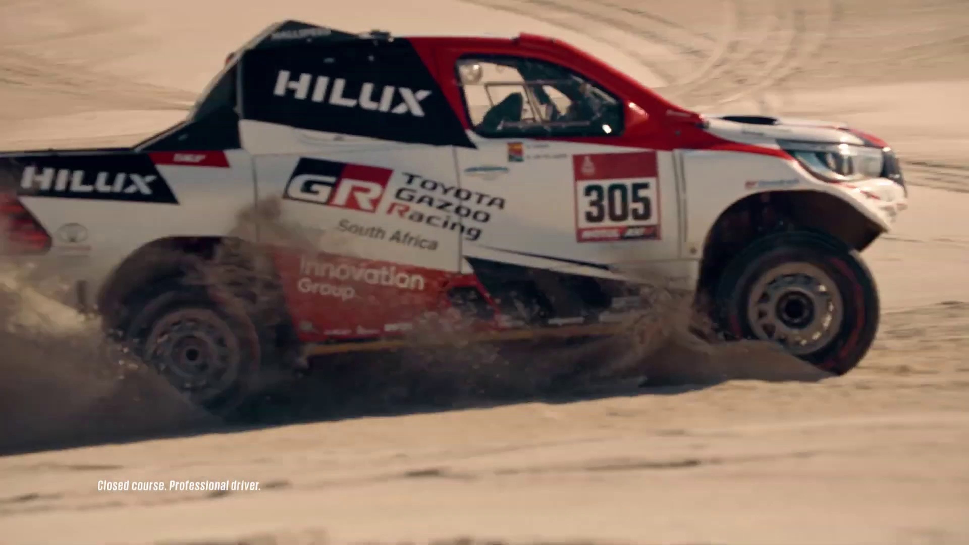 Así ruge el Toyota Hilux de Fernando Alonso para el Dakar 2020