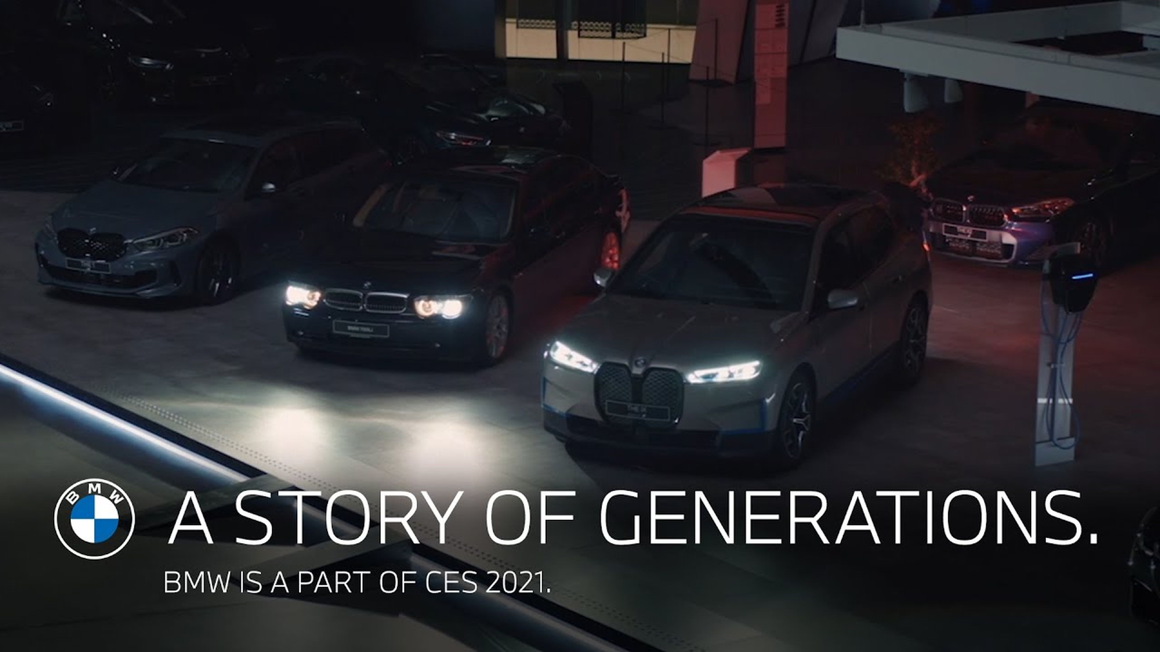 A story of generations. BMW is a part of CES 2021.