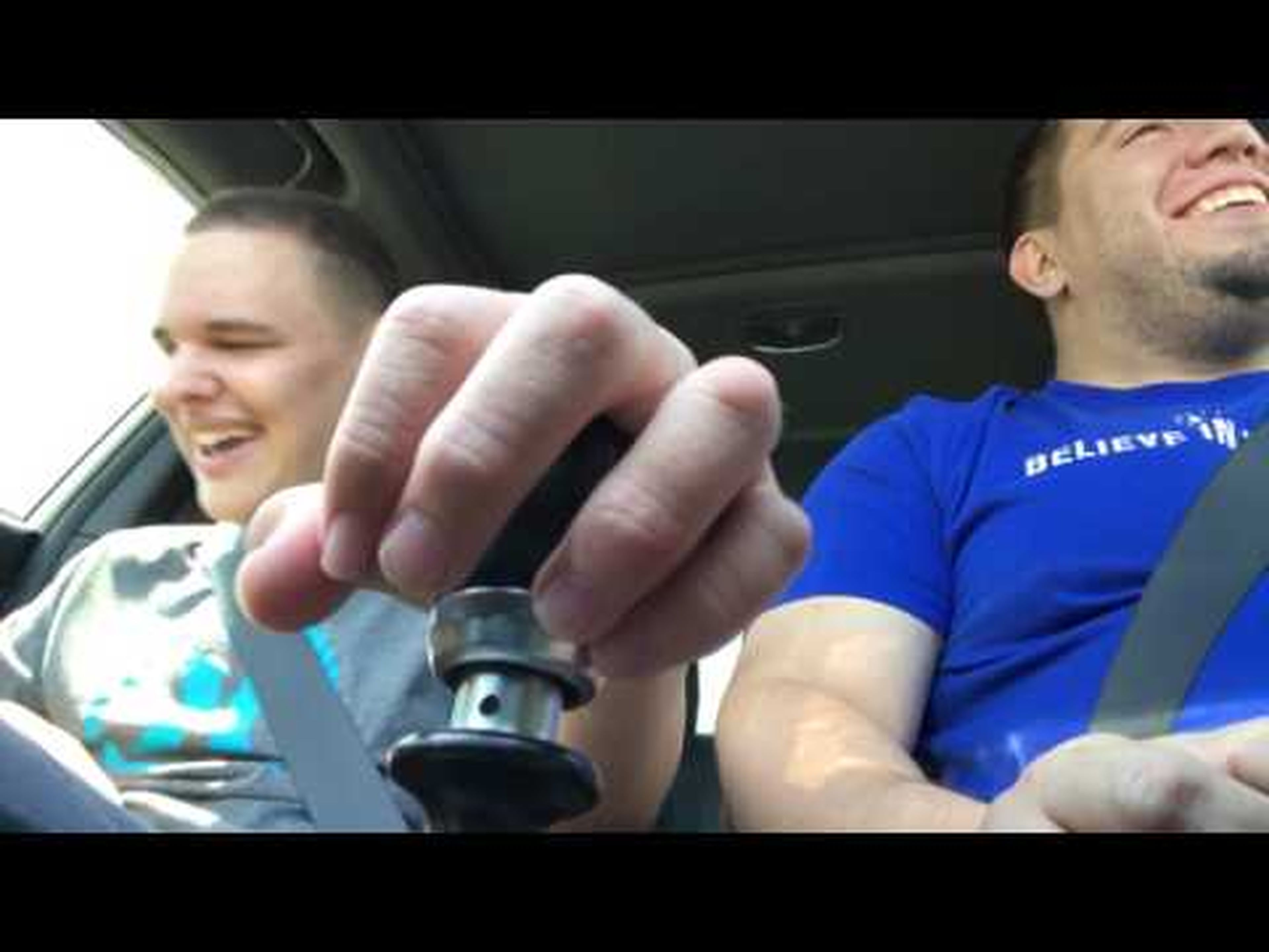Taught my son, Spenny who is blind + autistic how to shift gears in our Subaru STi