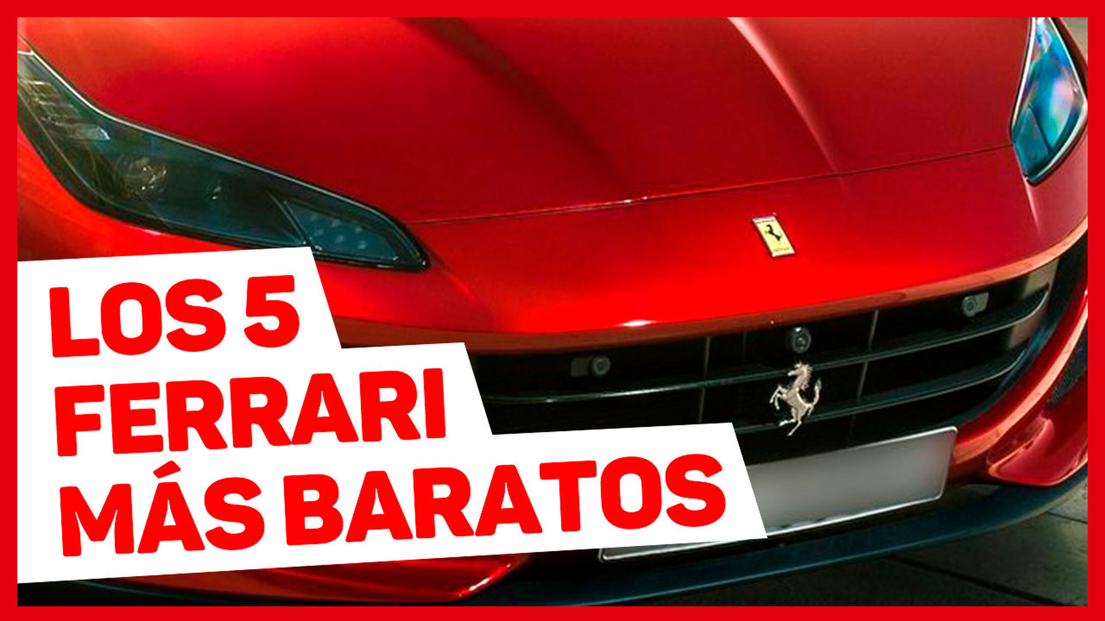 VÍDEO: Los 5 Ferrari más baratos que fueron acceso a la marca del Cavallino
