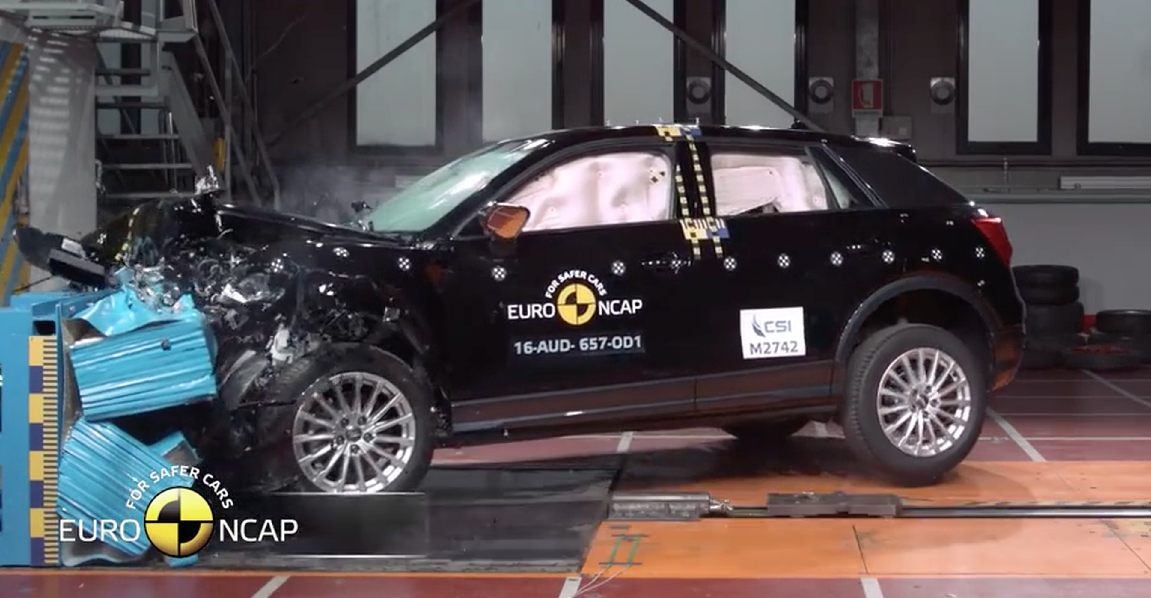 VÍDEO: Audi Q2 2017: test EuroNCAP