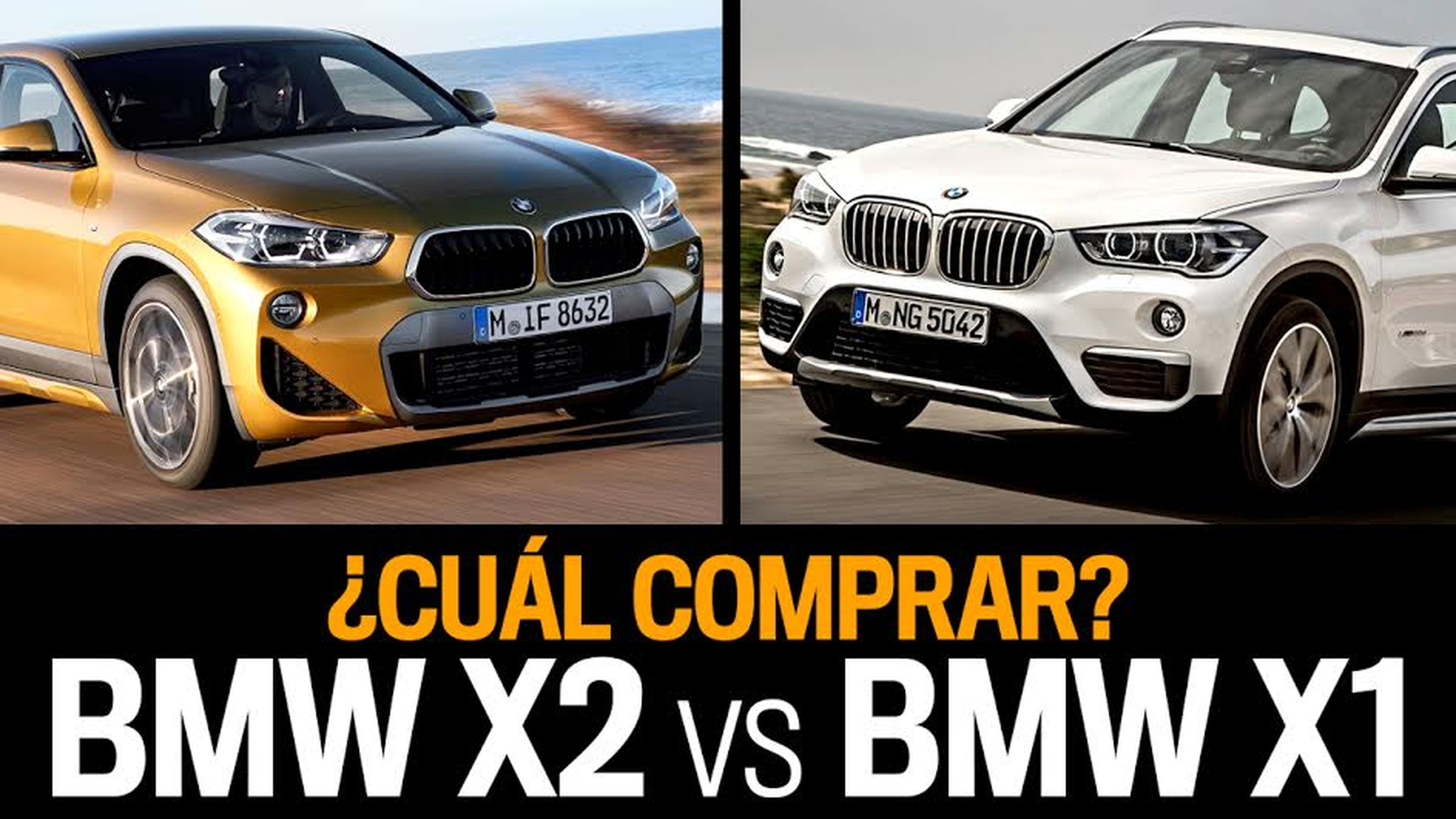 VÍDEO: cara a cara, BMW X1 contra BMW X2