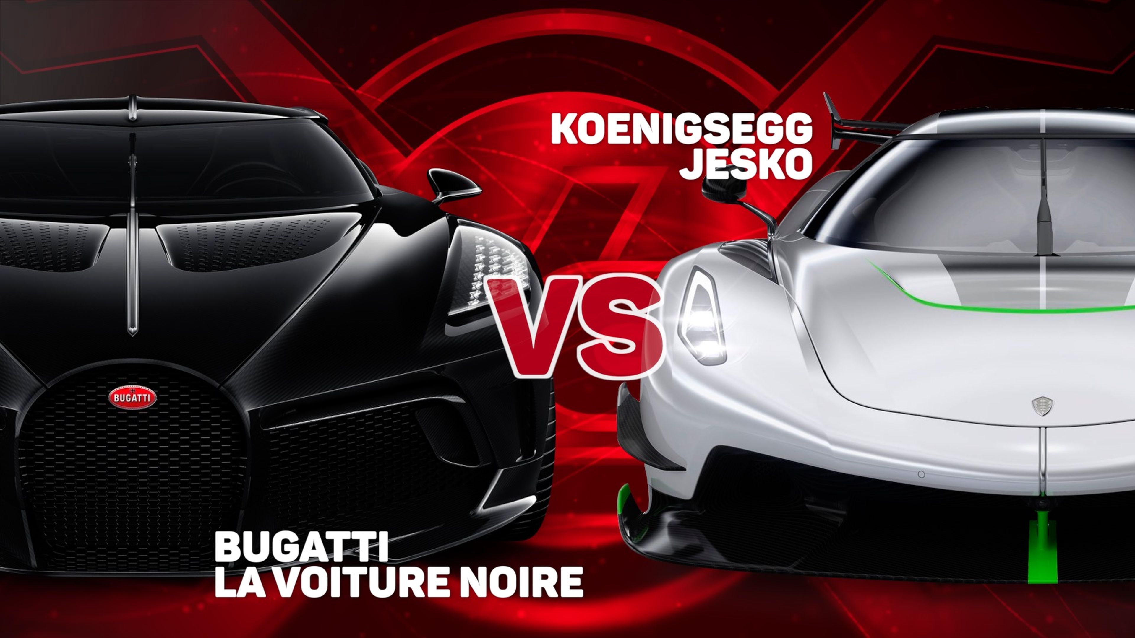 VÍDEO: Cara a cara, Bugatti La Voiture Noire vs Koenigsegg Jesko, ¿cuál es más bestia?