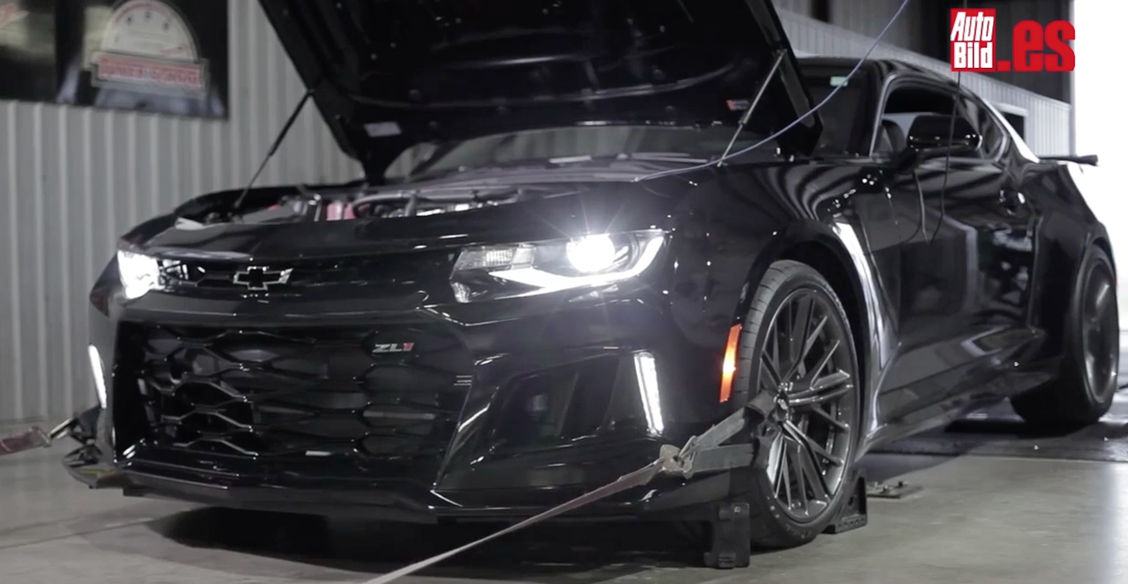 VÍDEO: Chevrolet Camaro ZL1 en el banco de potencia de Hennessey