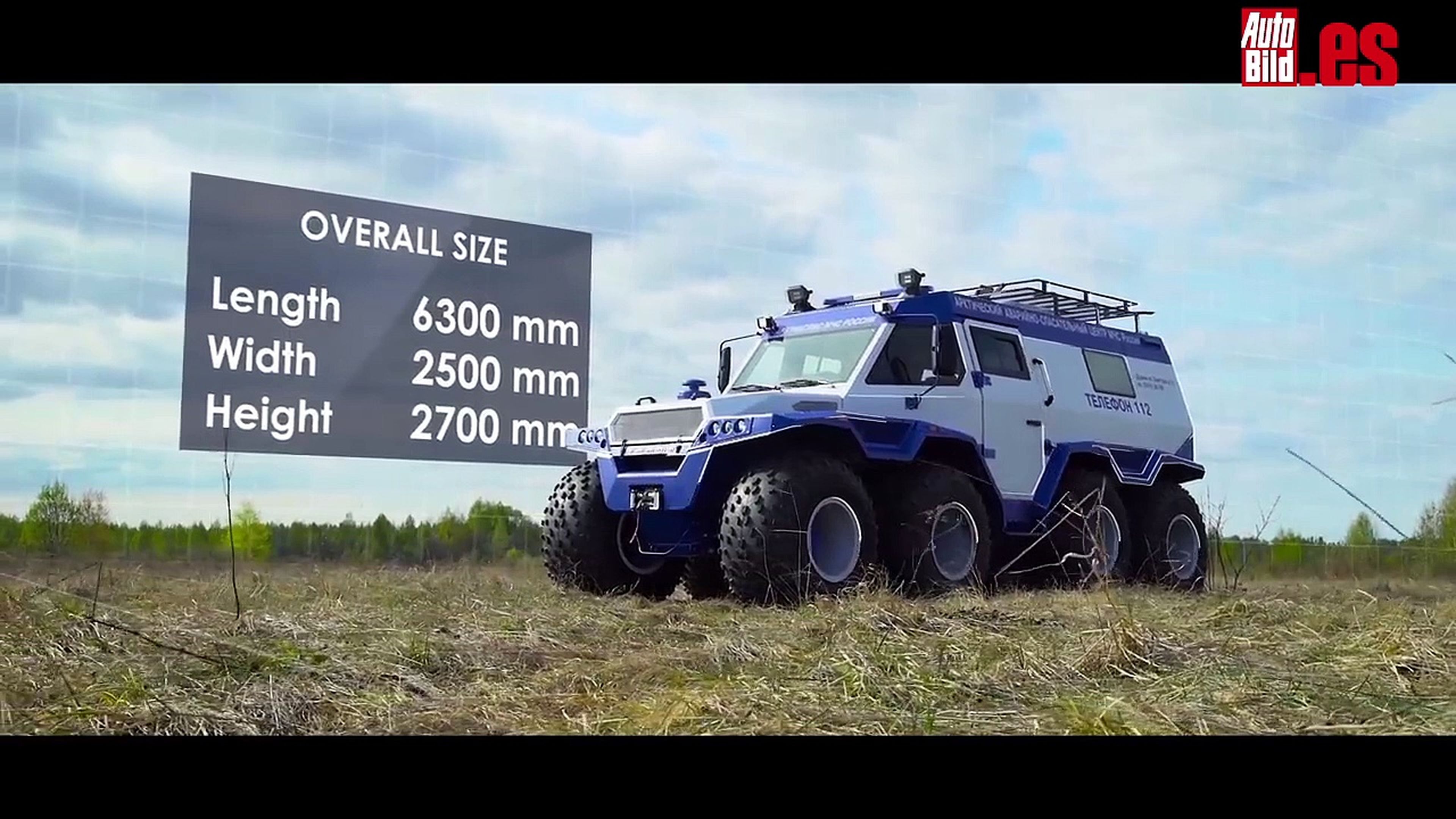 VÍDEO: El coche 8x8 anfibio ruso que no se frena ante nada