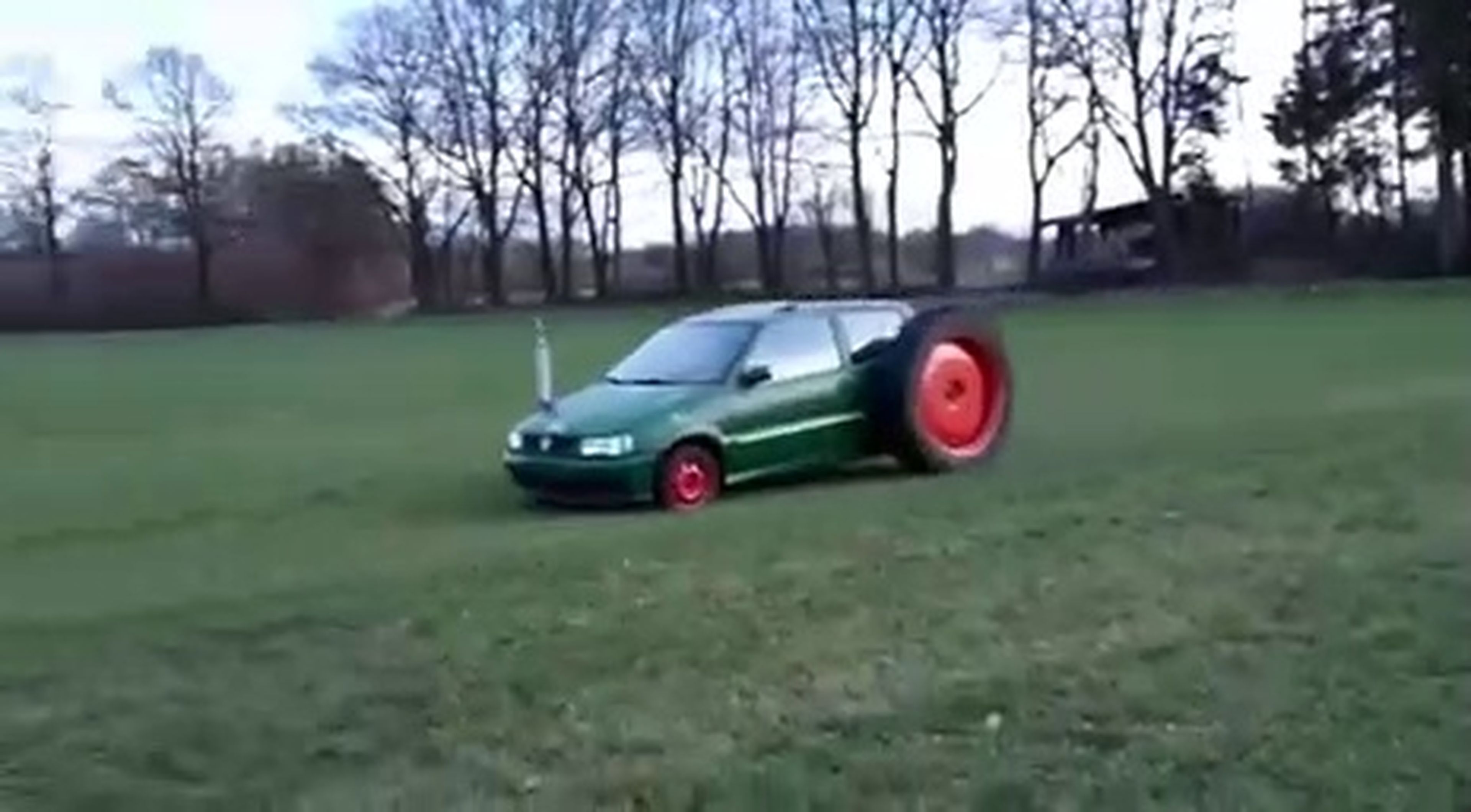 VÍDEO: ¿un coche? ¿un tractor? Es una ida de olla sobre ruedas