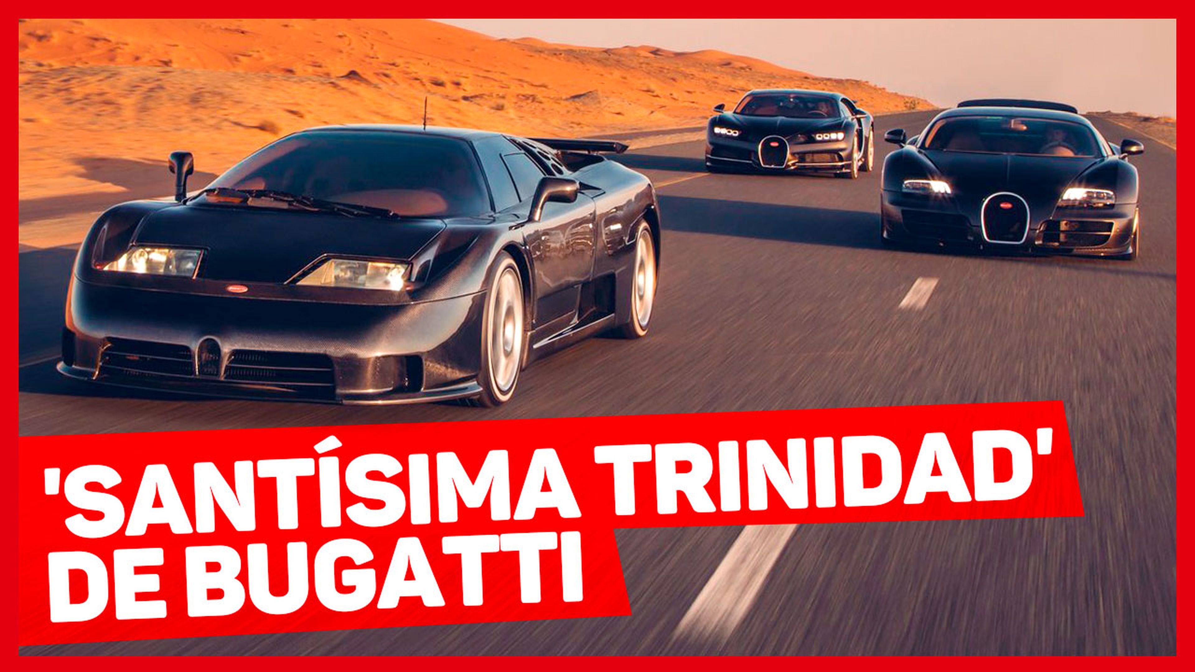 VÍDEO: ¿Con cuál de estos tres Bugatti te quedas?