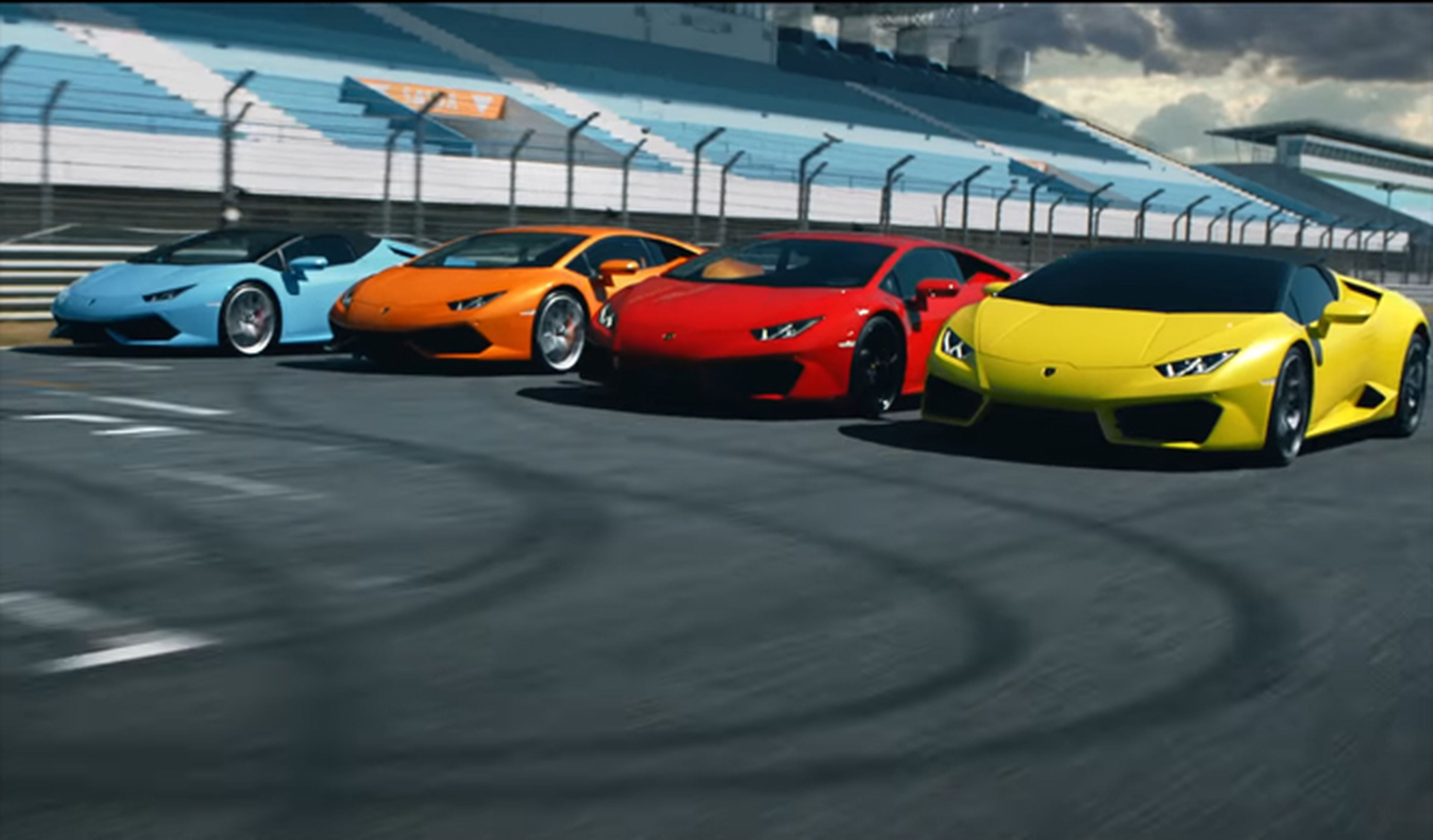 VÍDEO: la gama completa del Lamborghini Huracán, en acción