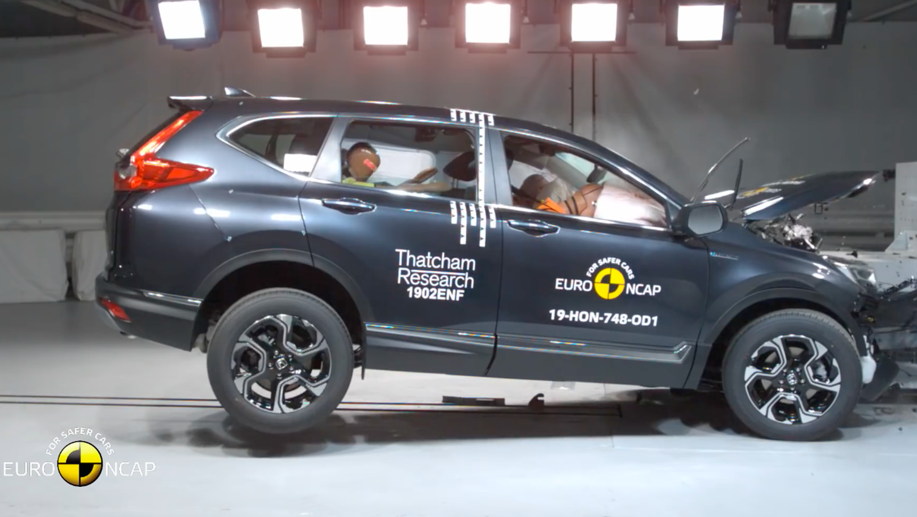 VÍDEO: El Honda CR-V se somete a los test EuroNCAP para probar su seguridad, ¿5 estrellas?