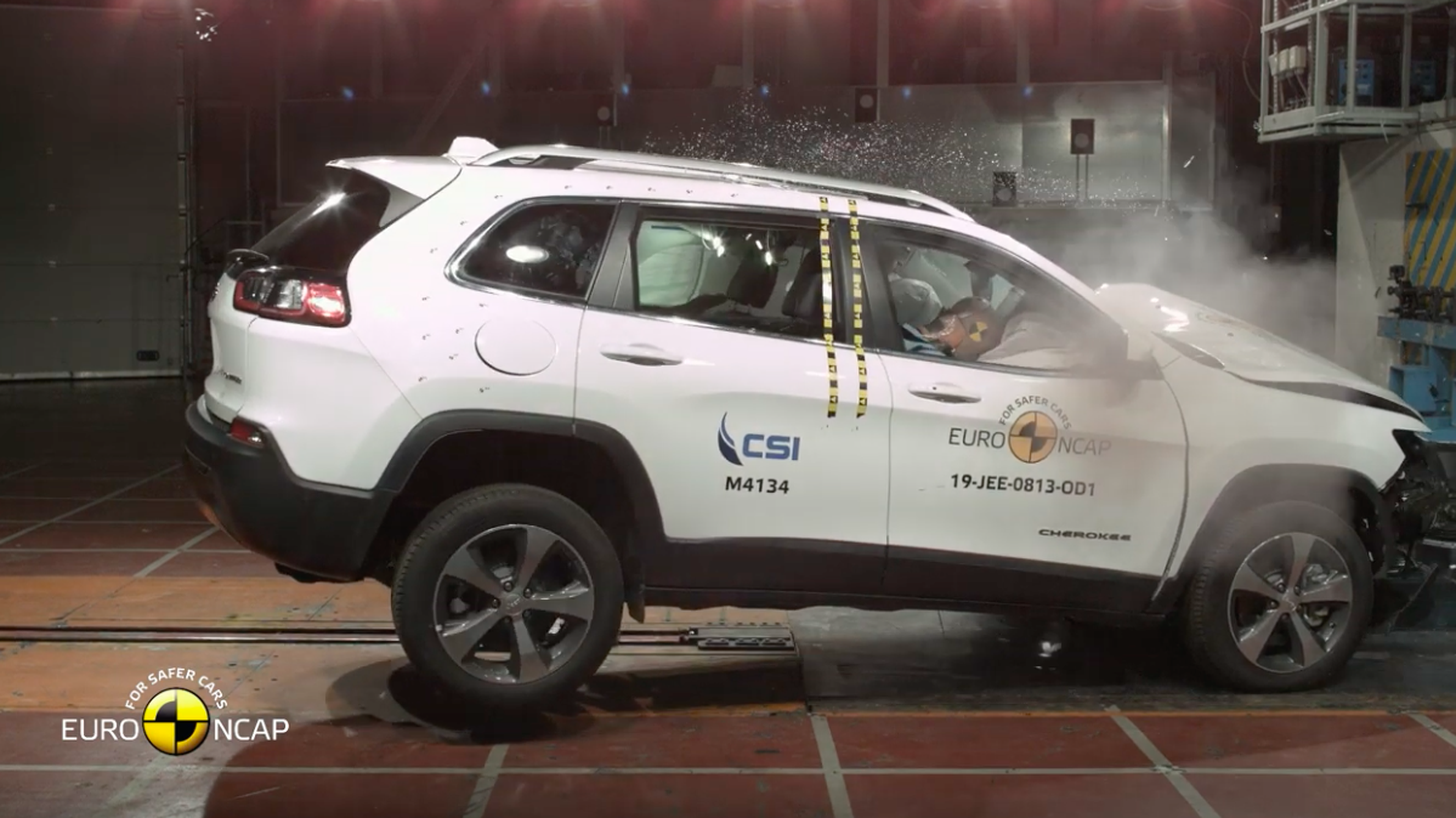 VÍDEO: el Jeep Cherokee 2019 pasa las pruebas EURONCAP, ¿5 estrellas?