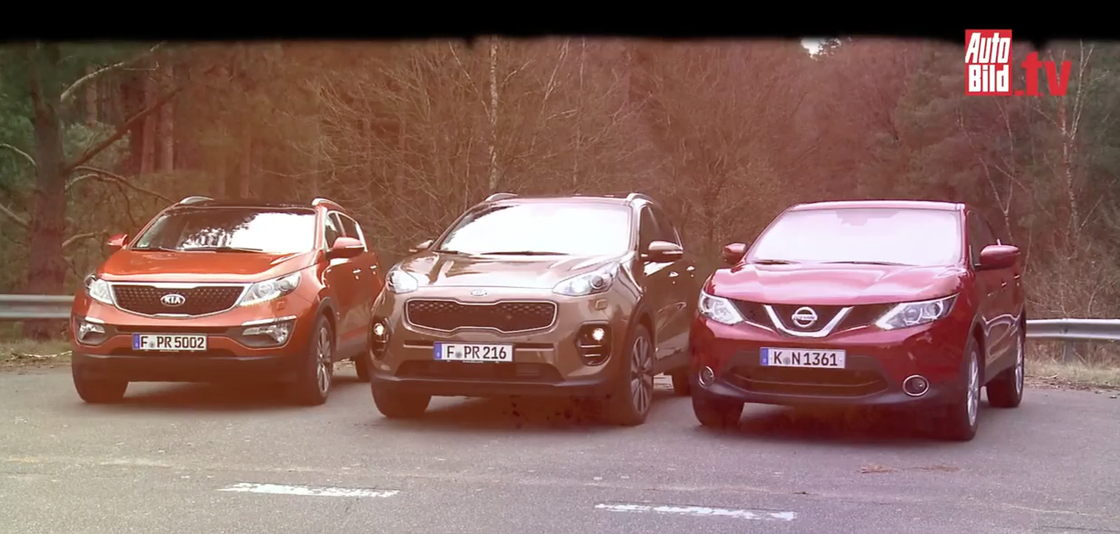 VÍDEO: Kia Sportage contra Nissan Qashqai