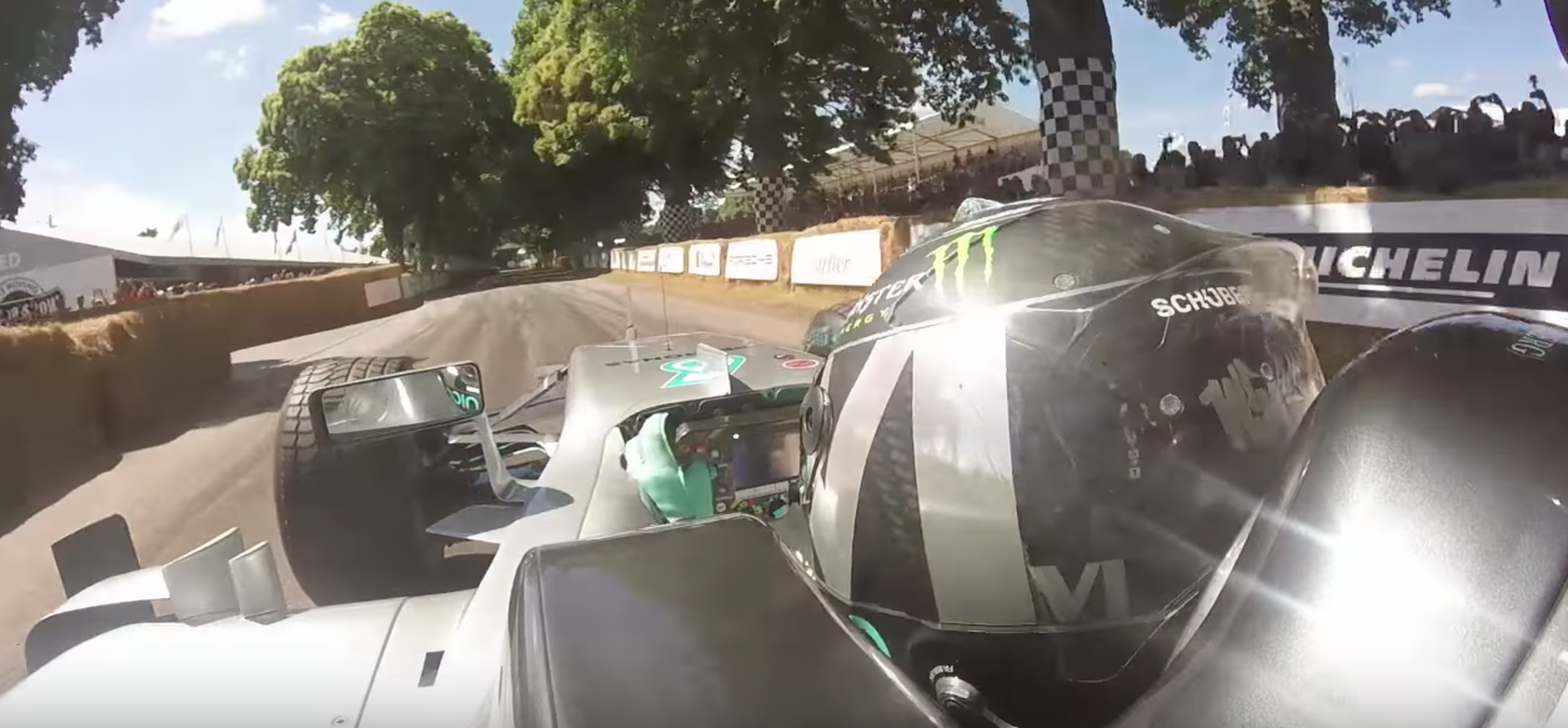 VÍDEO: Nico Rosberg se volvió a subir a un F1... en Goodwood