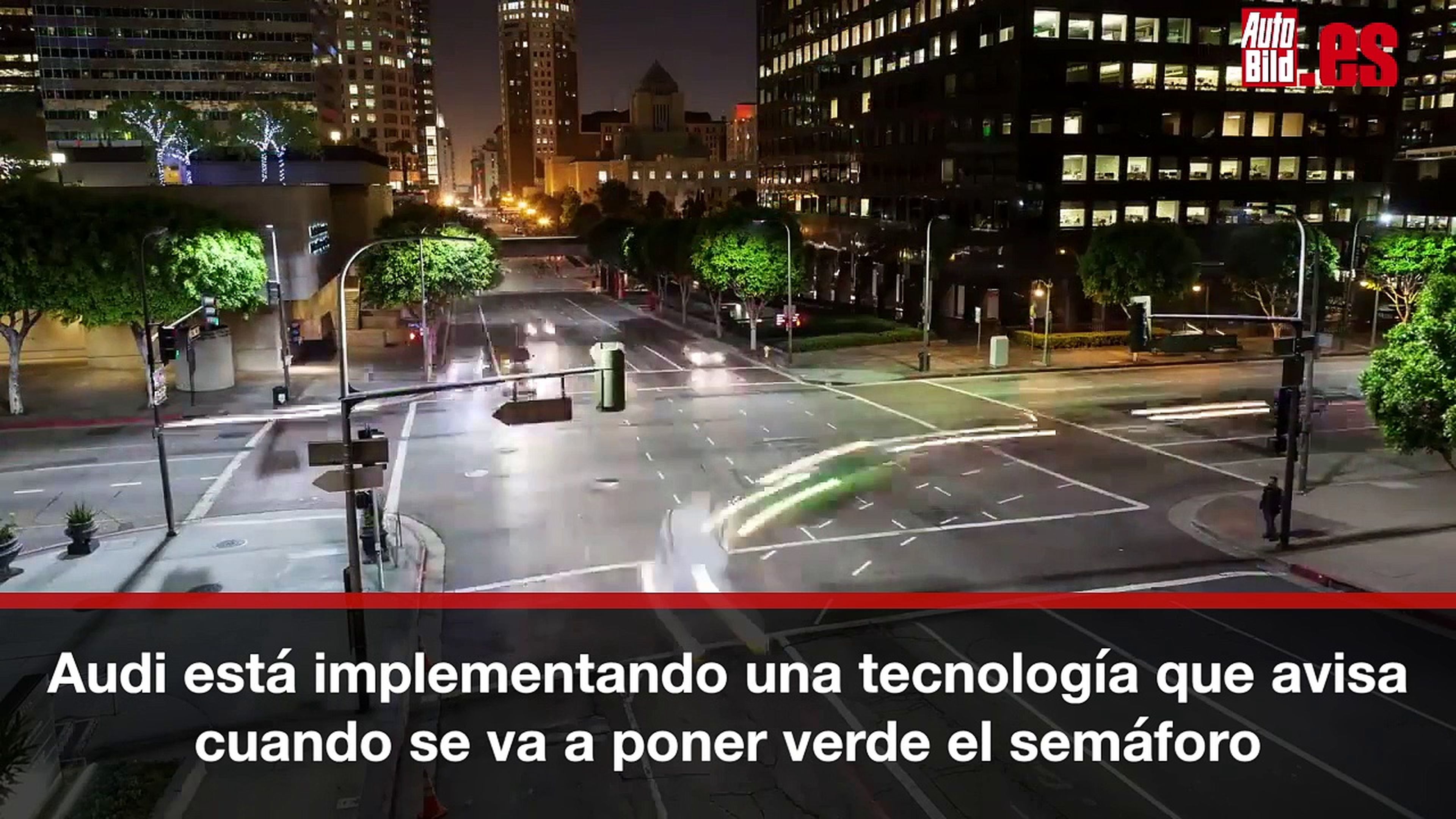 VÍDEO: La nueva tecnología de Audi que avisa de cuando se va a poner verde el semáforo