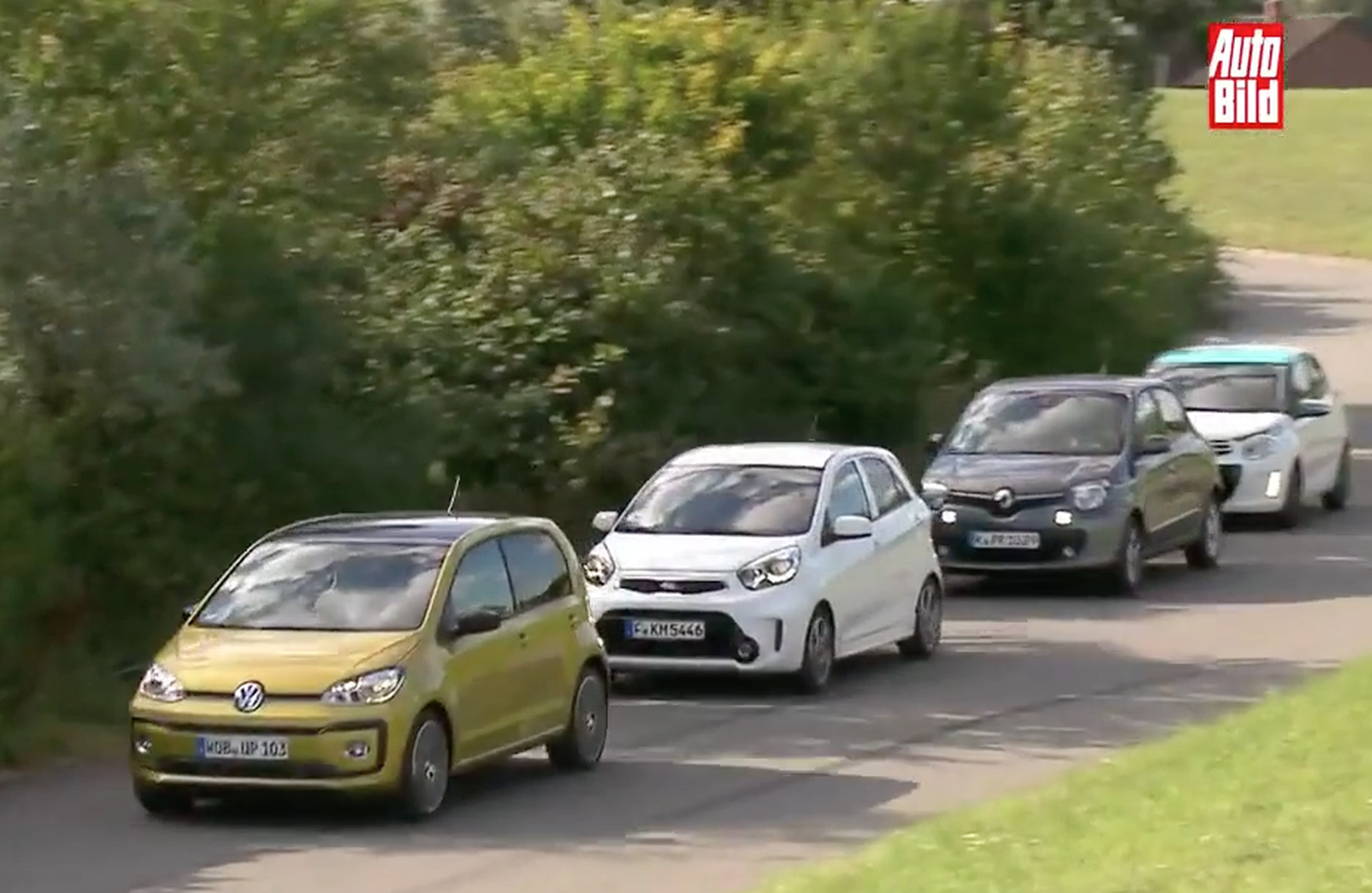VÍDEO: El nuevo Volkswagen up! contra sus rivales