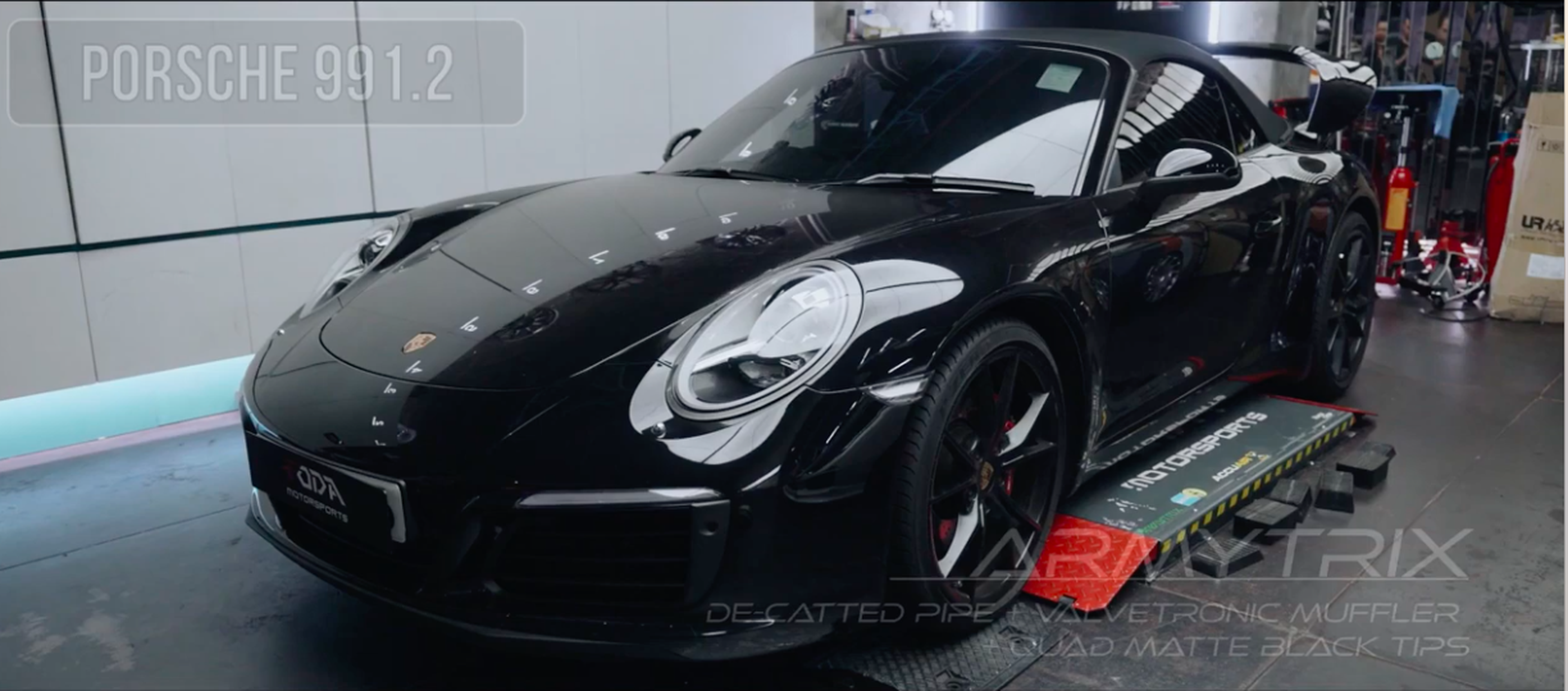 VÍDEO: Este Porsche 911 Carrera S con Armytrix suena como un demonio, ¡sube el volumen!