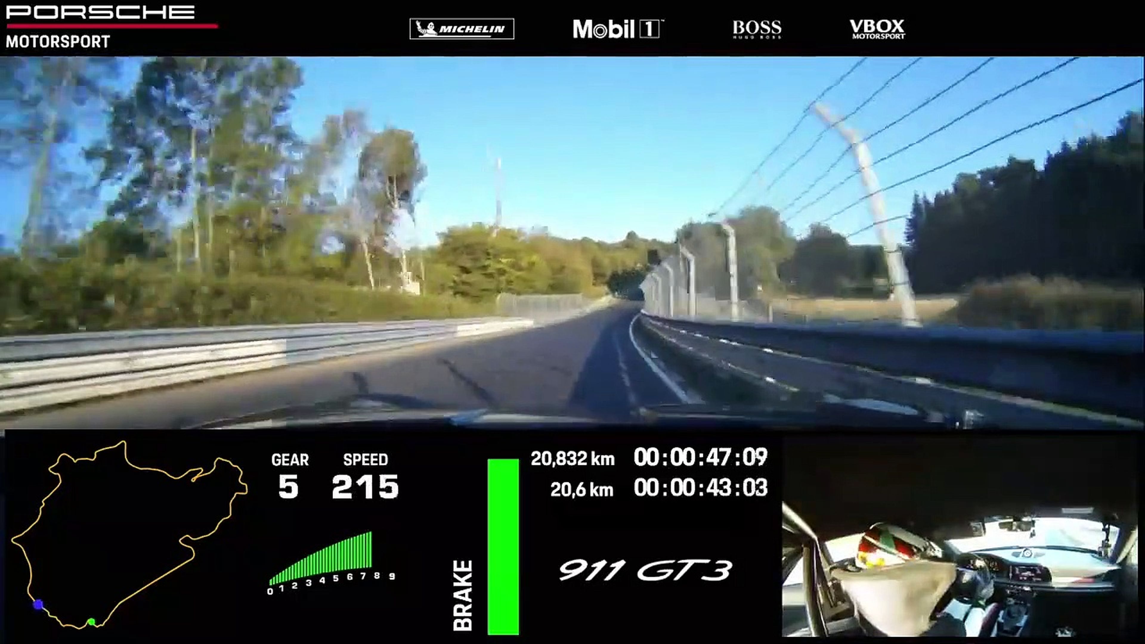 VÍDEO: Porsche 911 GT3 2021 vuelta en Nürburgring